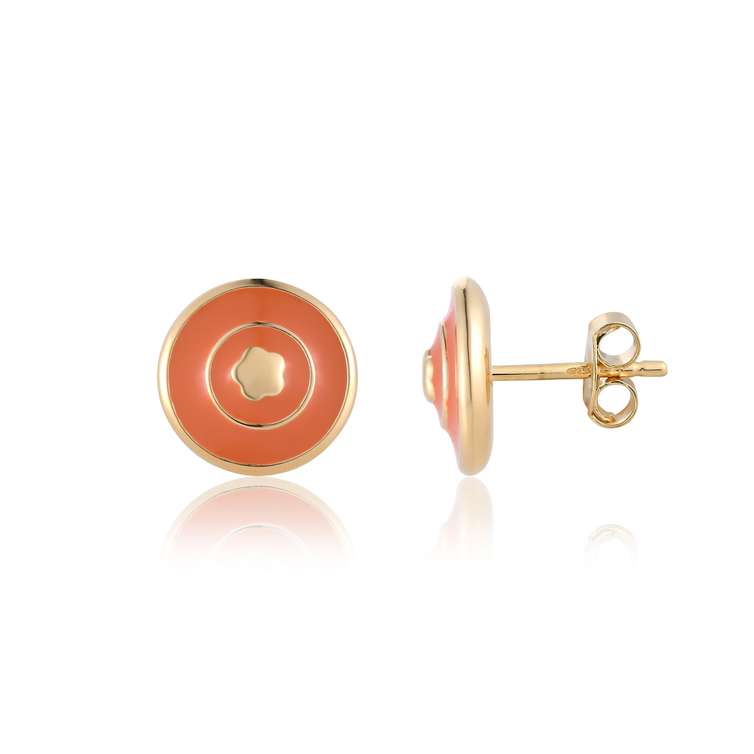 Coral Bloomelle Studs