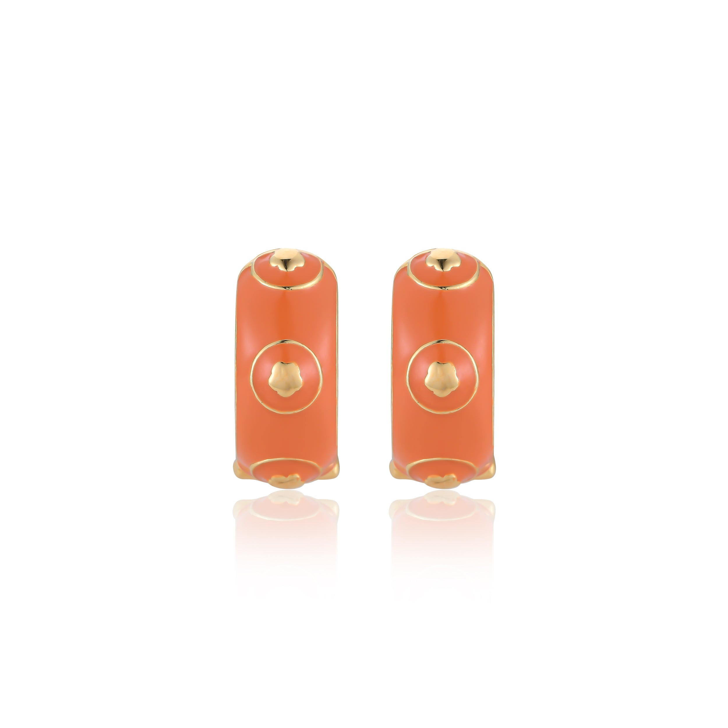 Coral Bloomelle Hoops