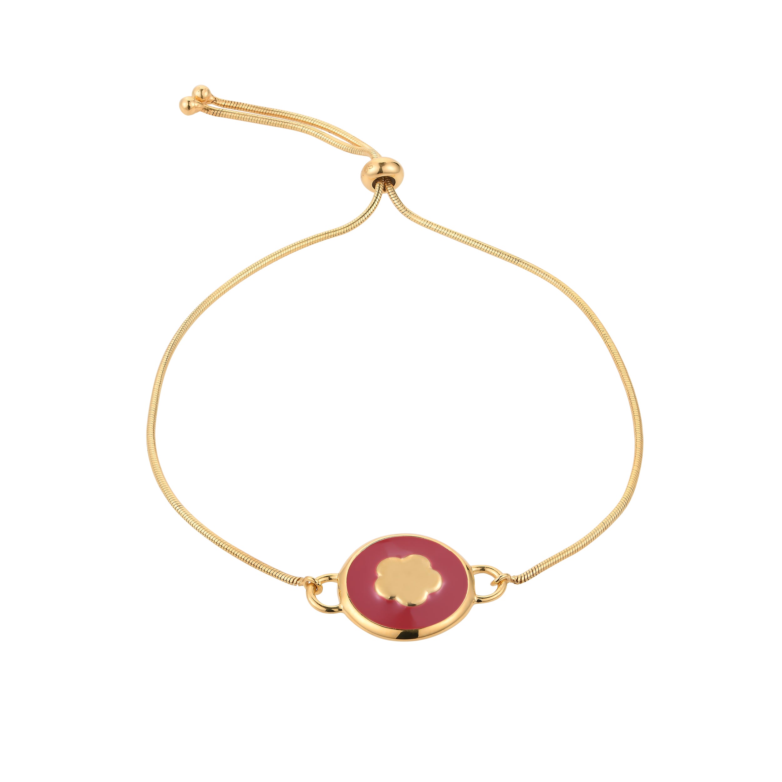 Blush Pink Bloomelle Chain Bracelet