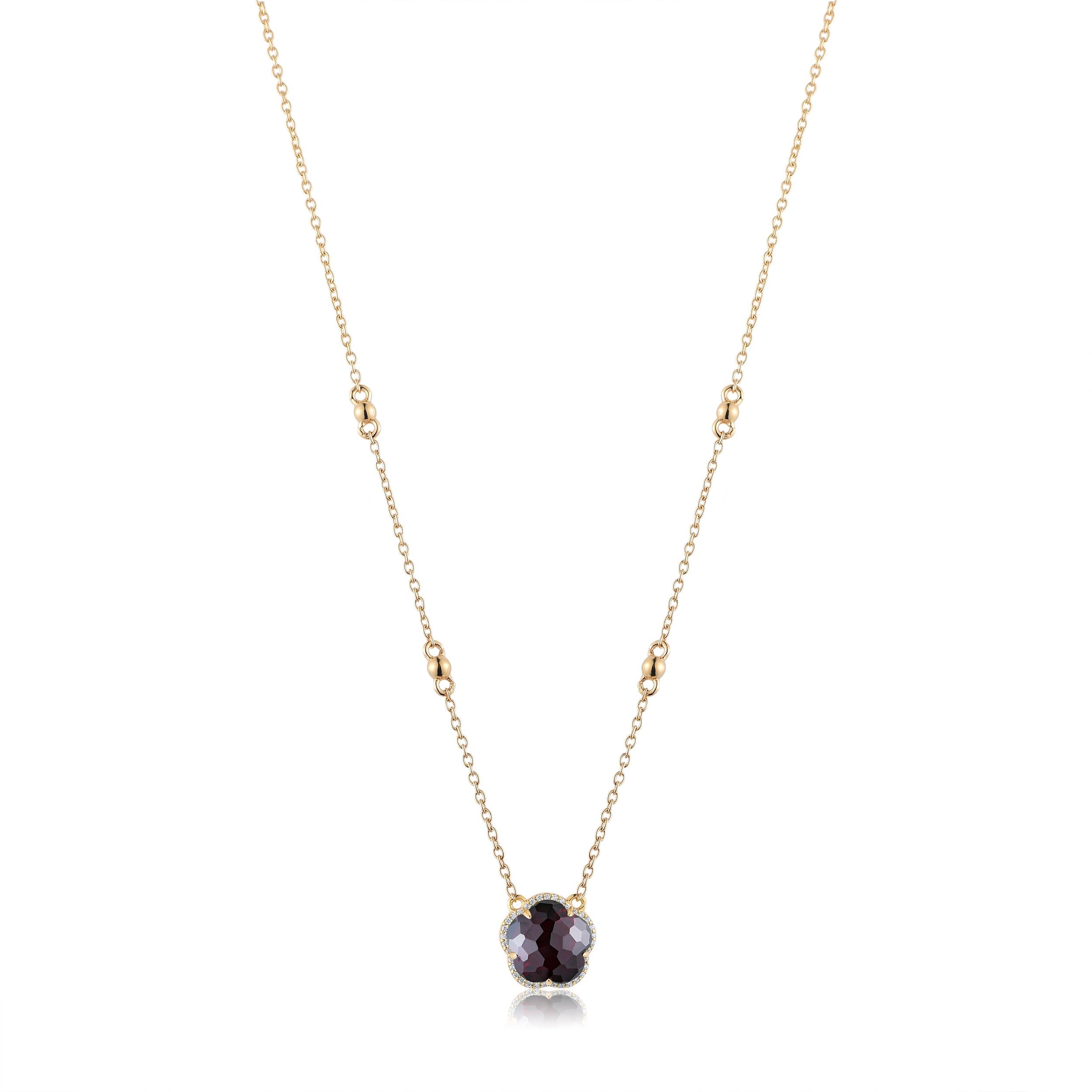 Bloom Red Garnet-Blaze Pendant