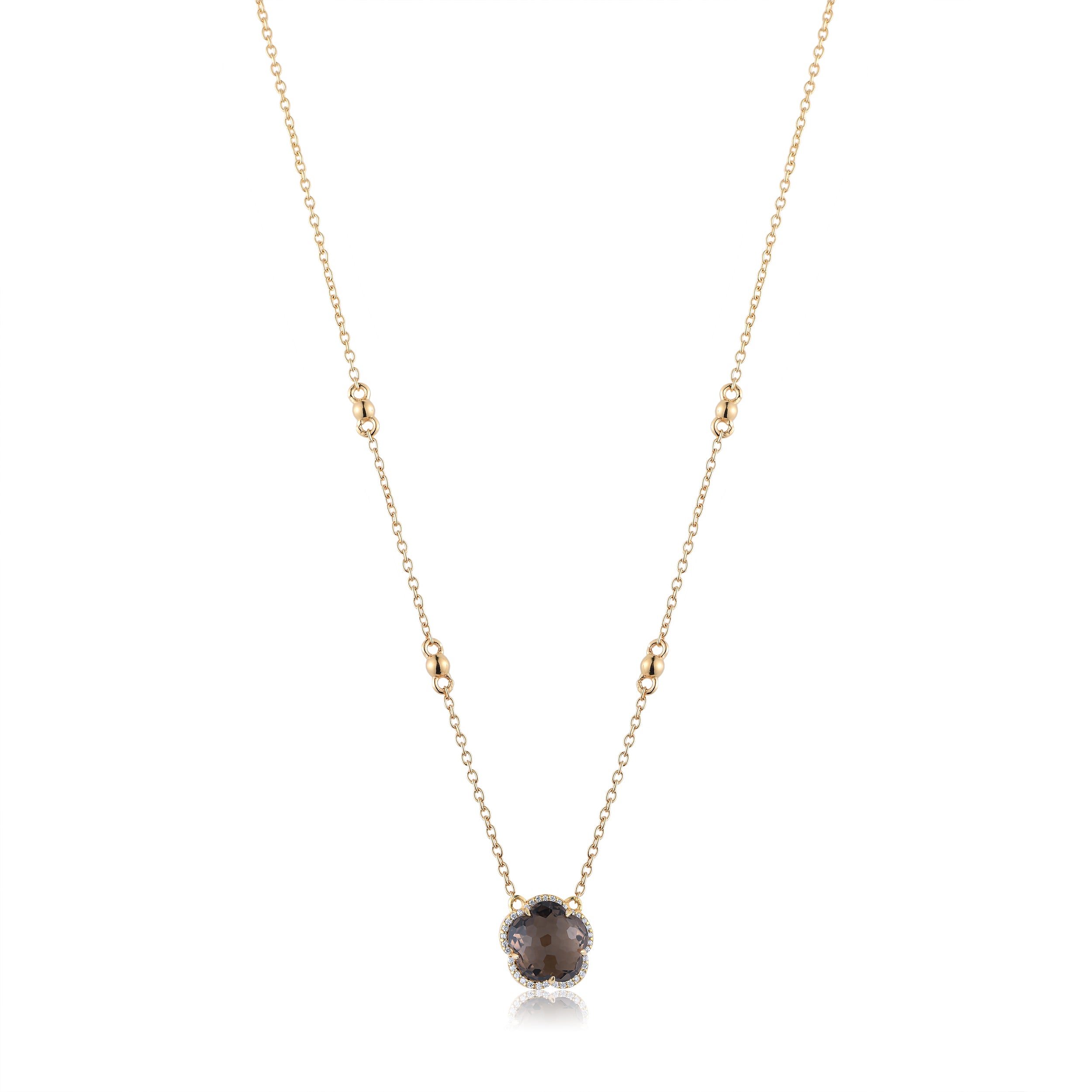 Bloom Smoky Quartz Pendant