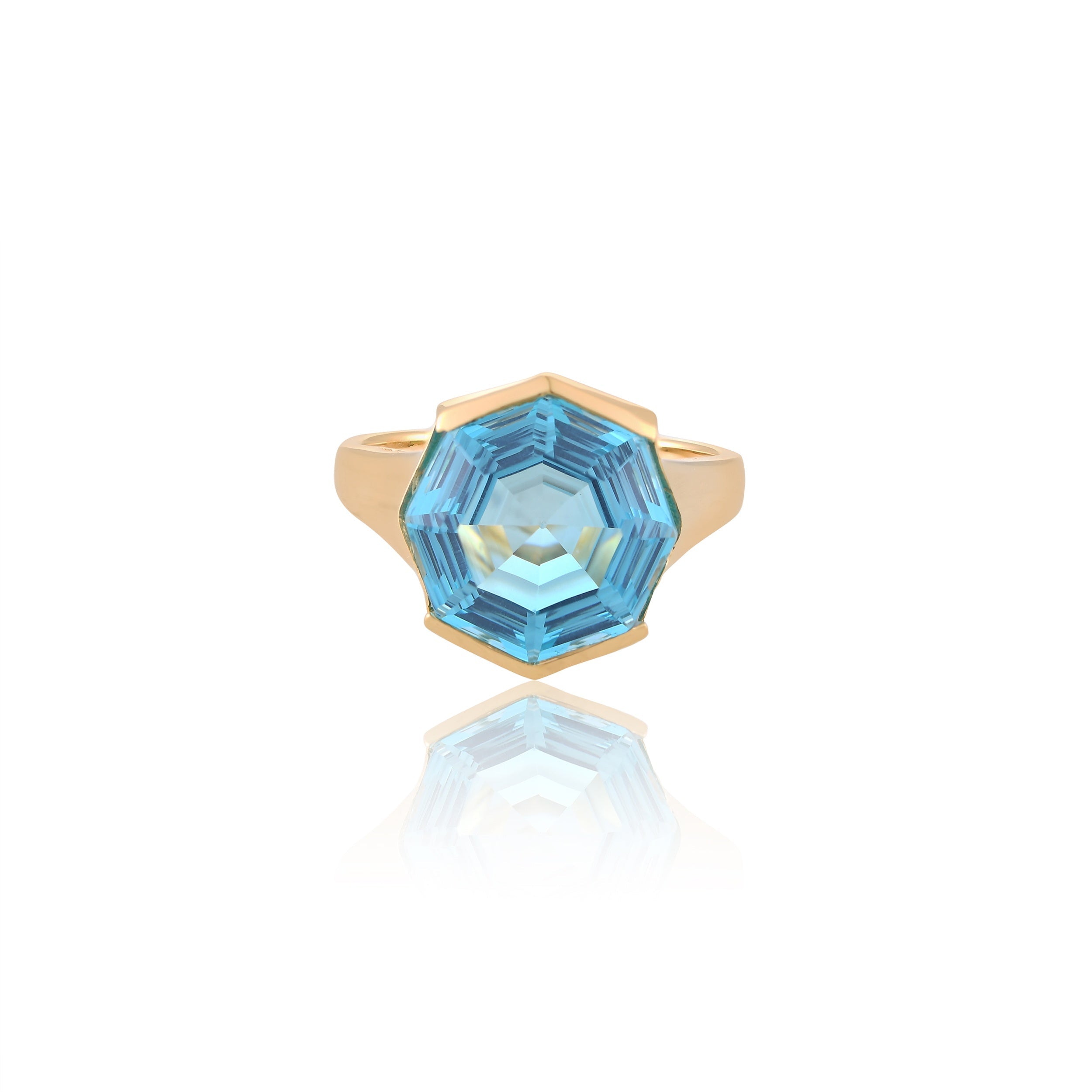 Azure Paraiba Quartz Ring