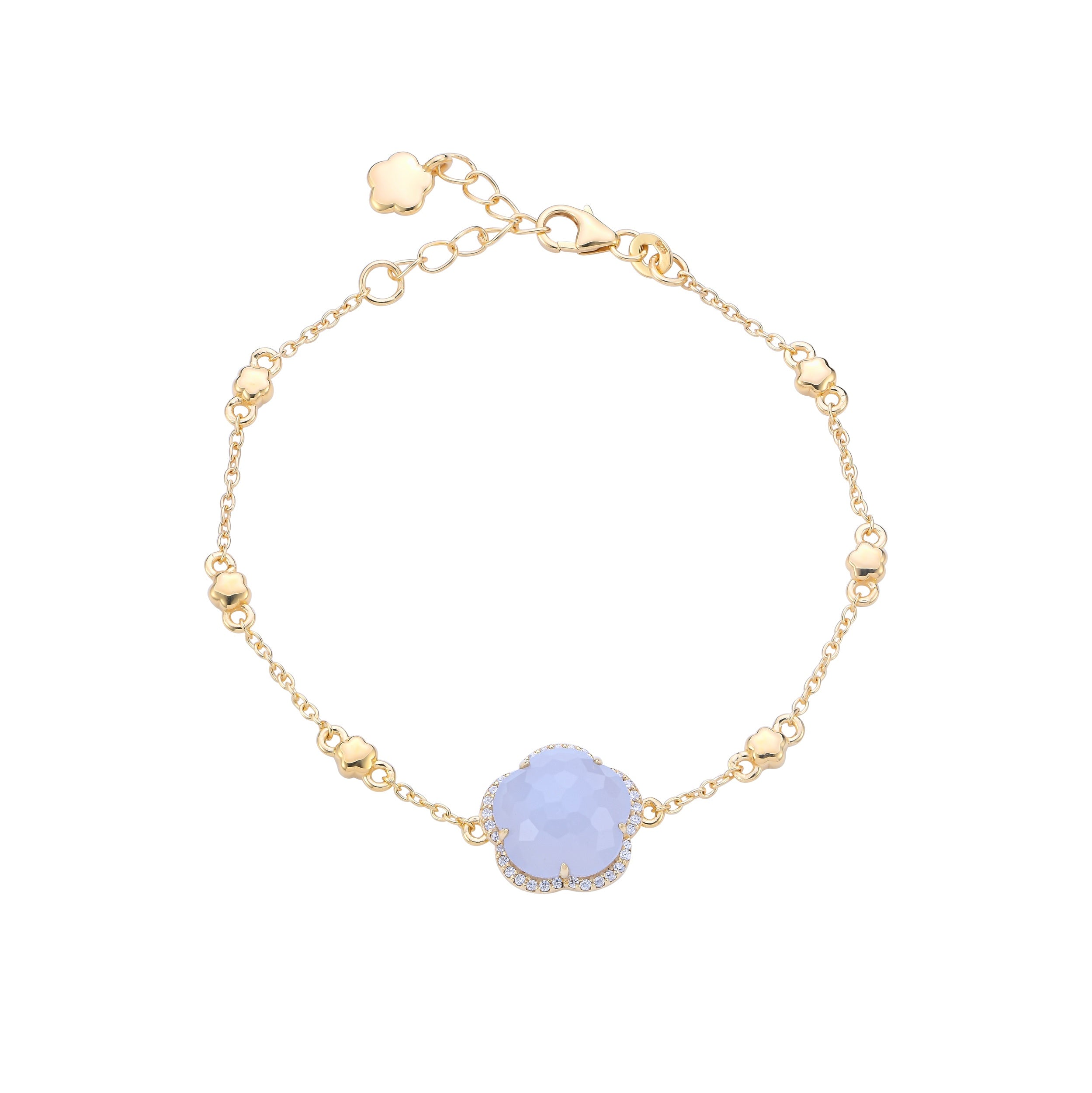 Bloom Blue Chalcedony Bracelet