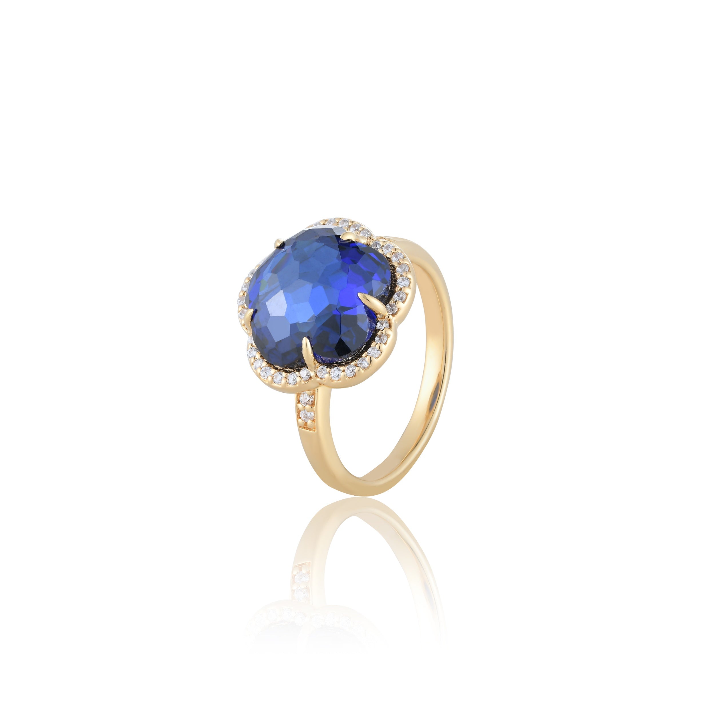 Bloom Blue Sapphire-Ignis Ring