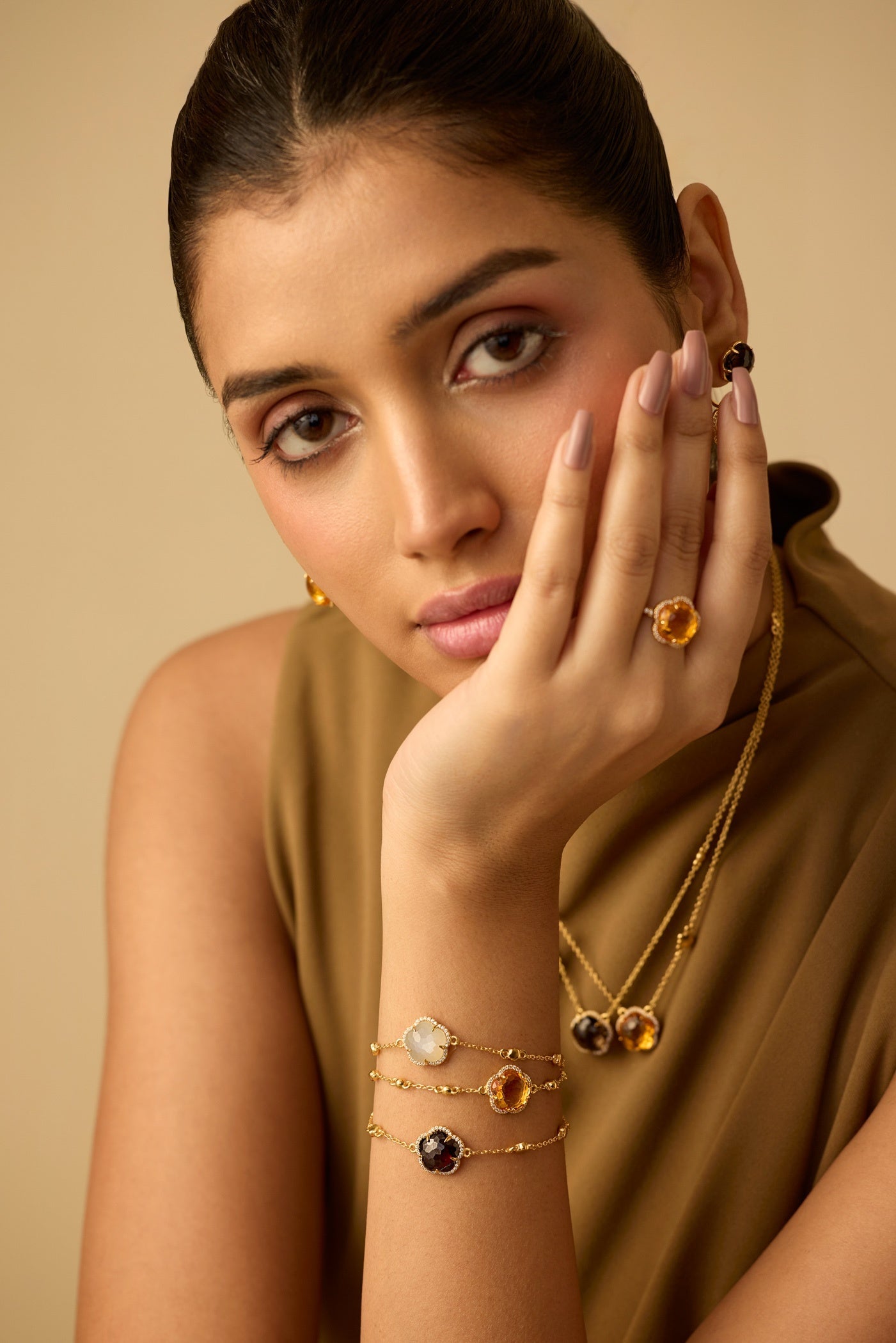 Bloom Citrine-Gleam Ring