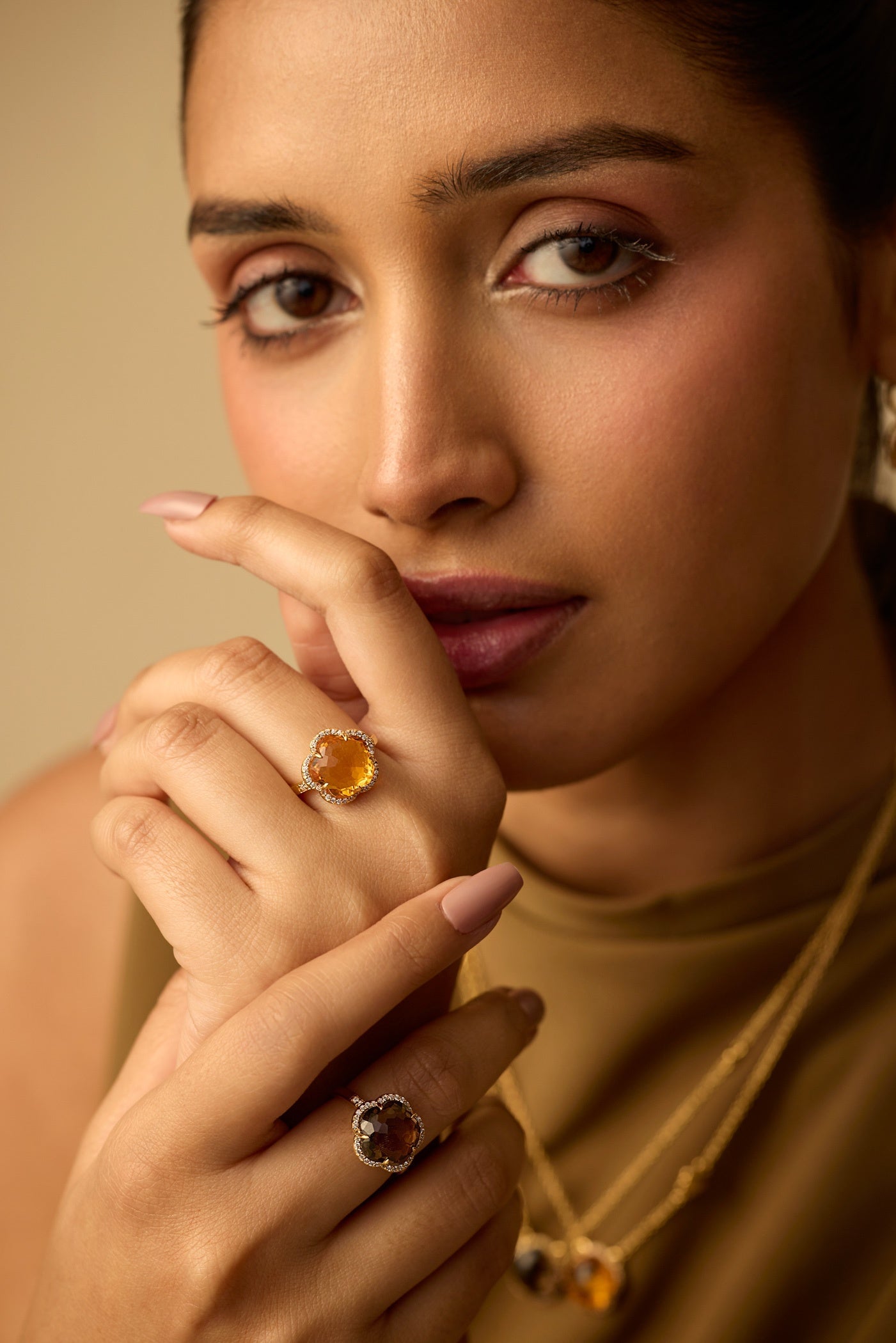 Bloom Citrine-Gleam Ring