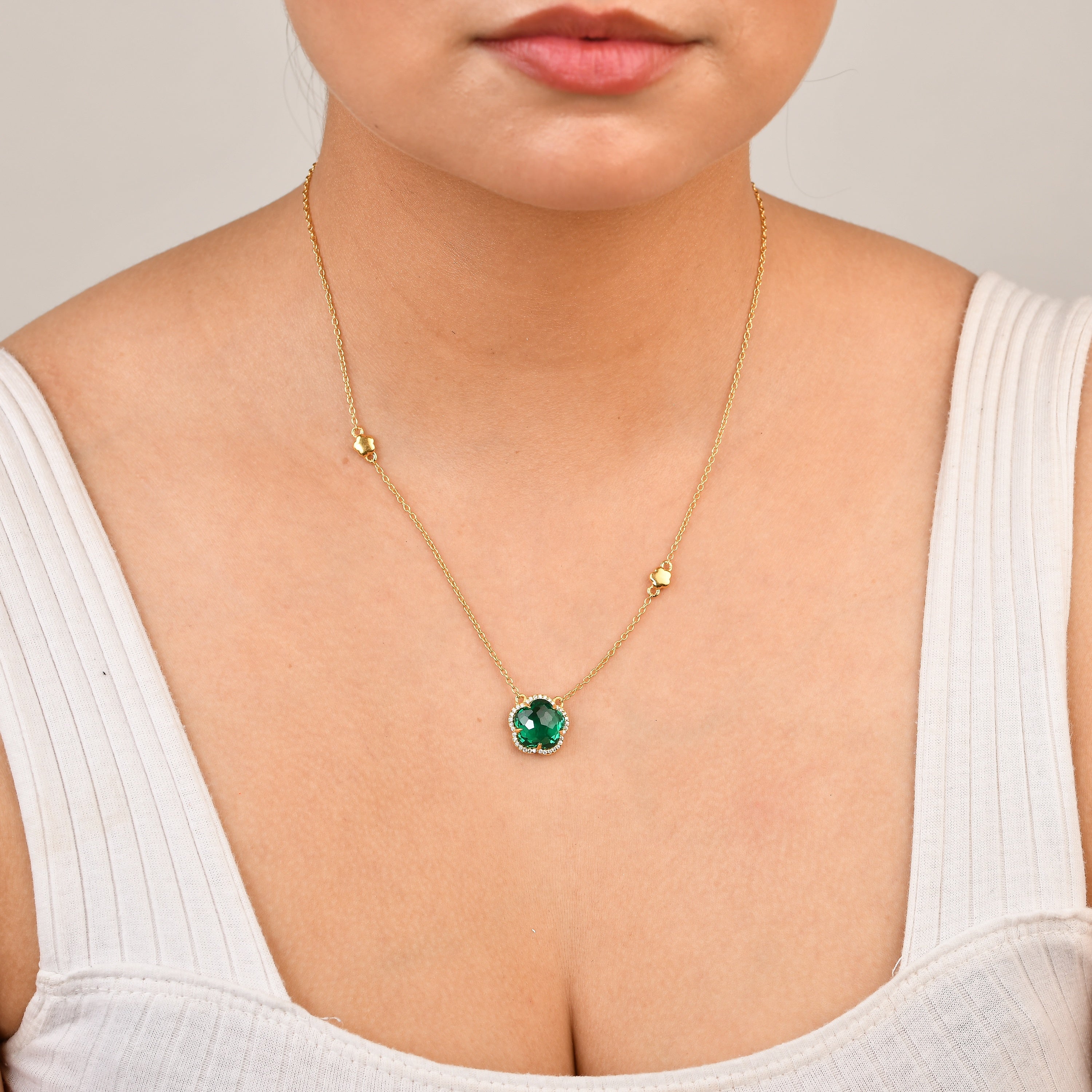Bloom Emerald-Inferno Pendant