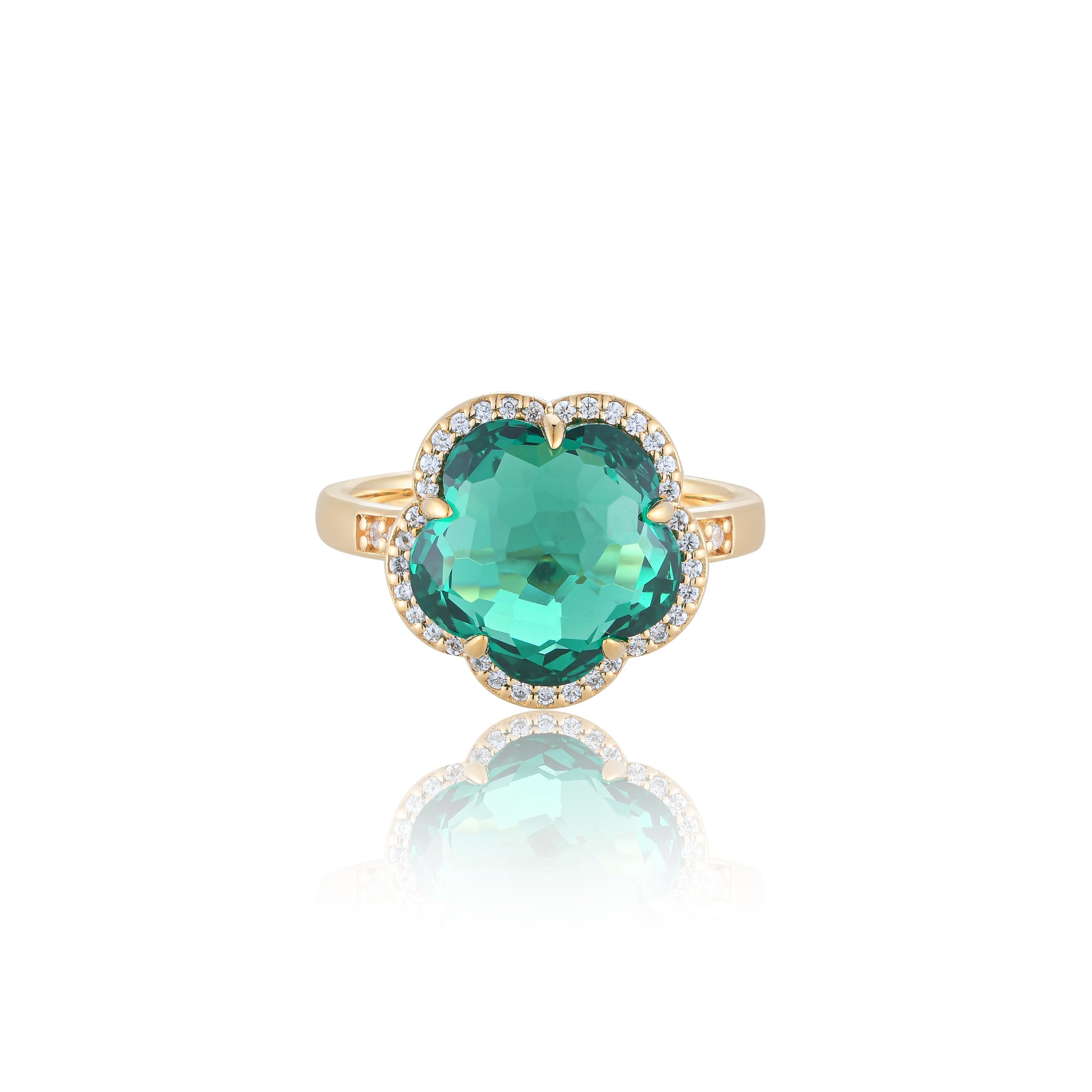Bloom Emerald-Inferno Ring