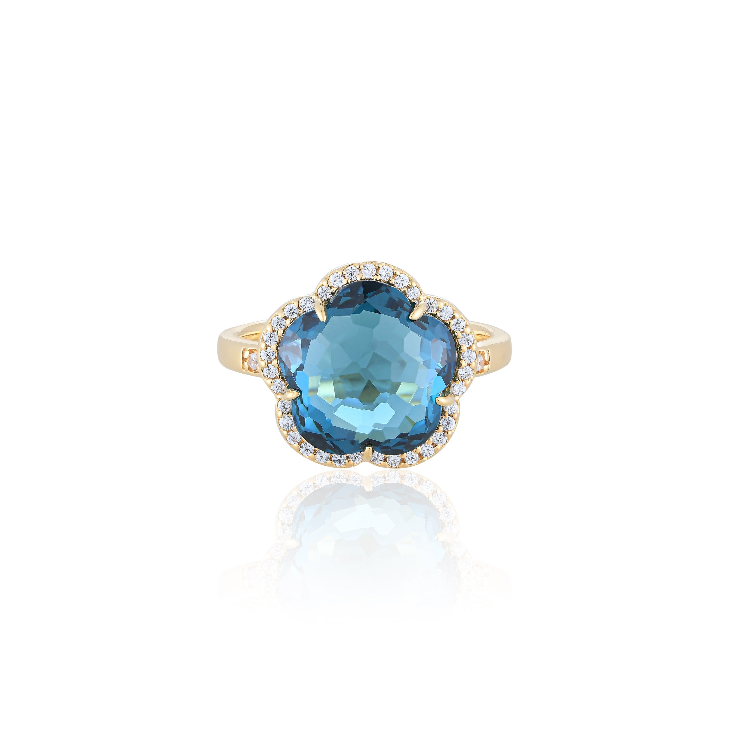 Bloom London Blue Gem Ring