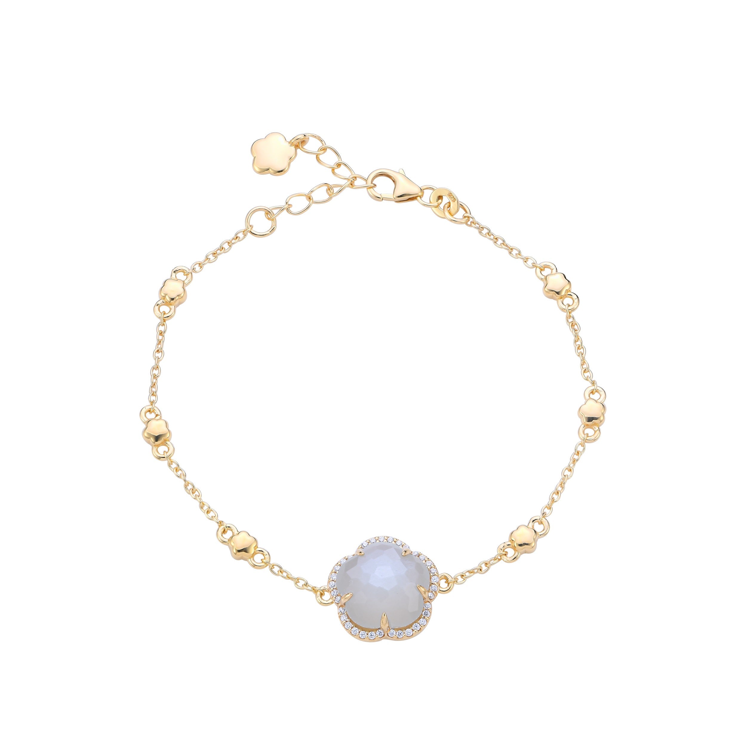 Bloom Milky Quartz Bracelet