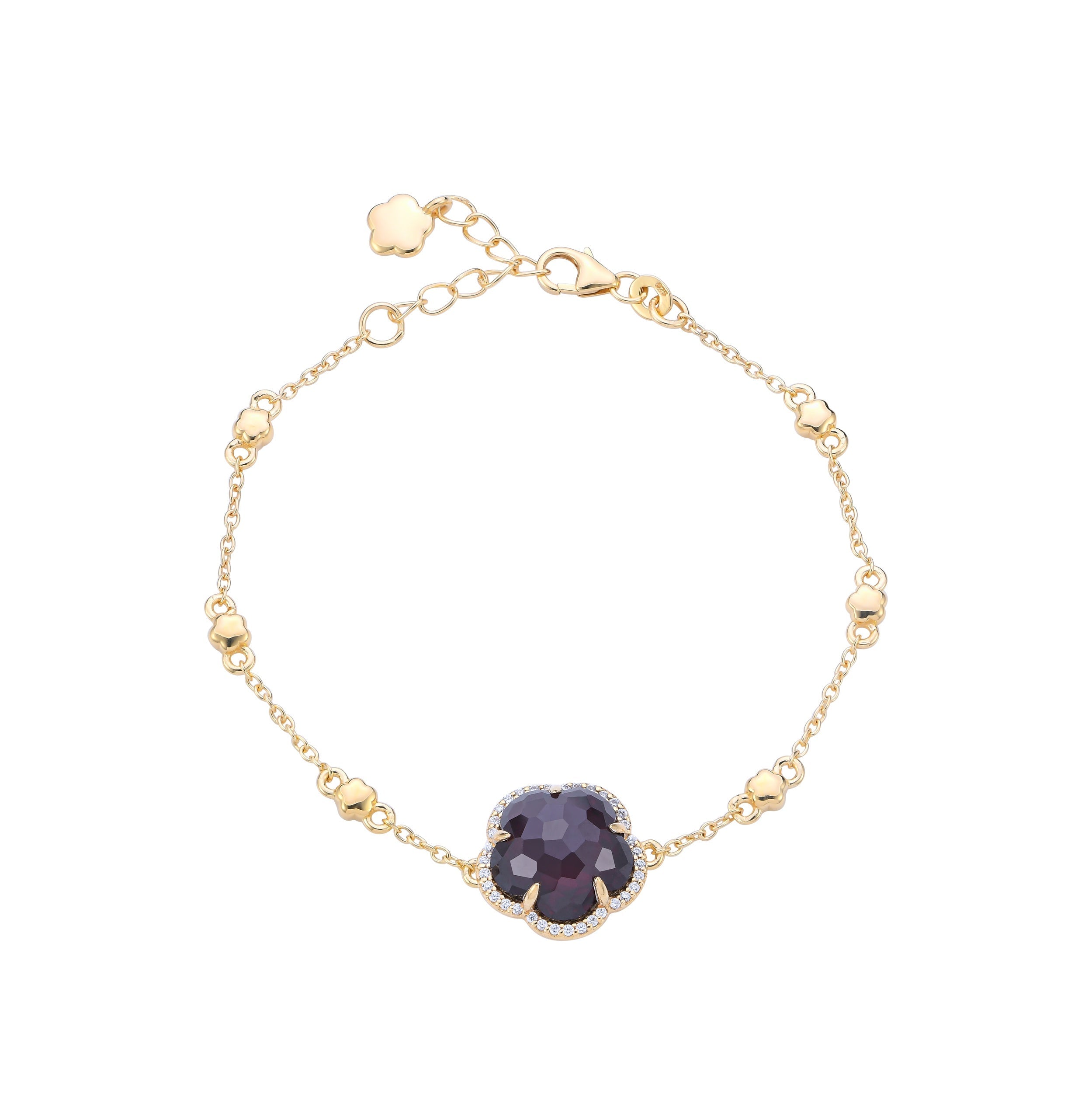 Bloom Red Garnet-Blaze Bracelet