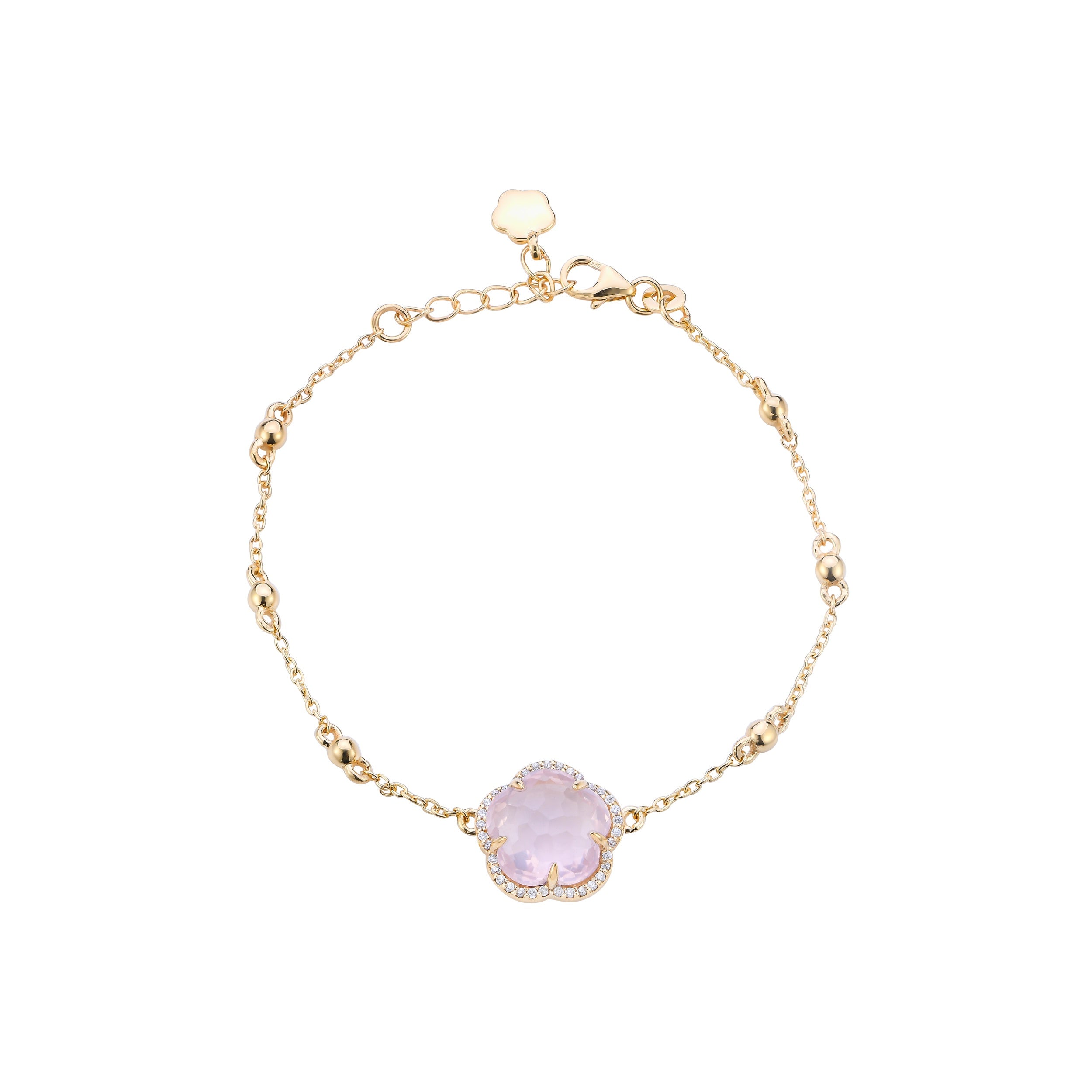 Bloom Rose Quartz Bracelet