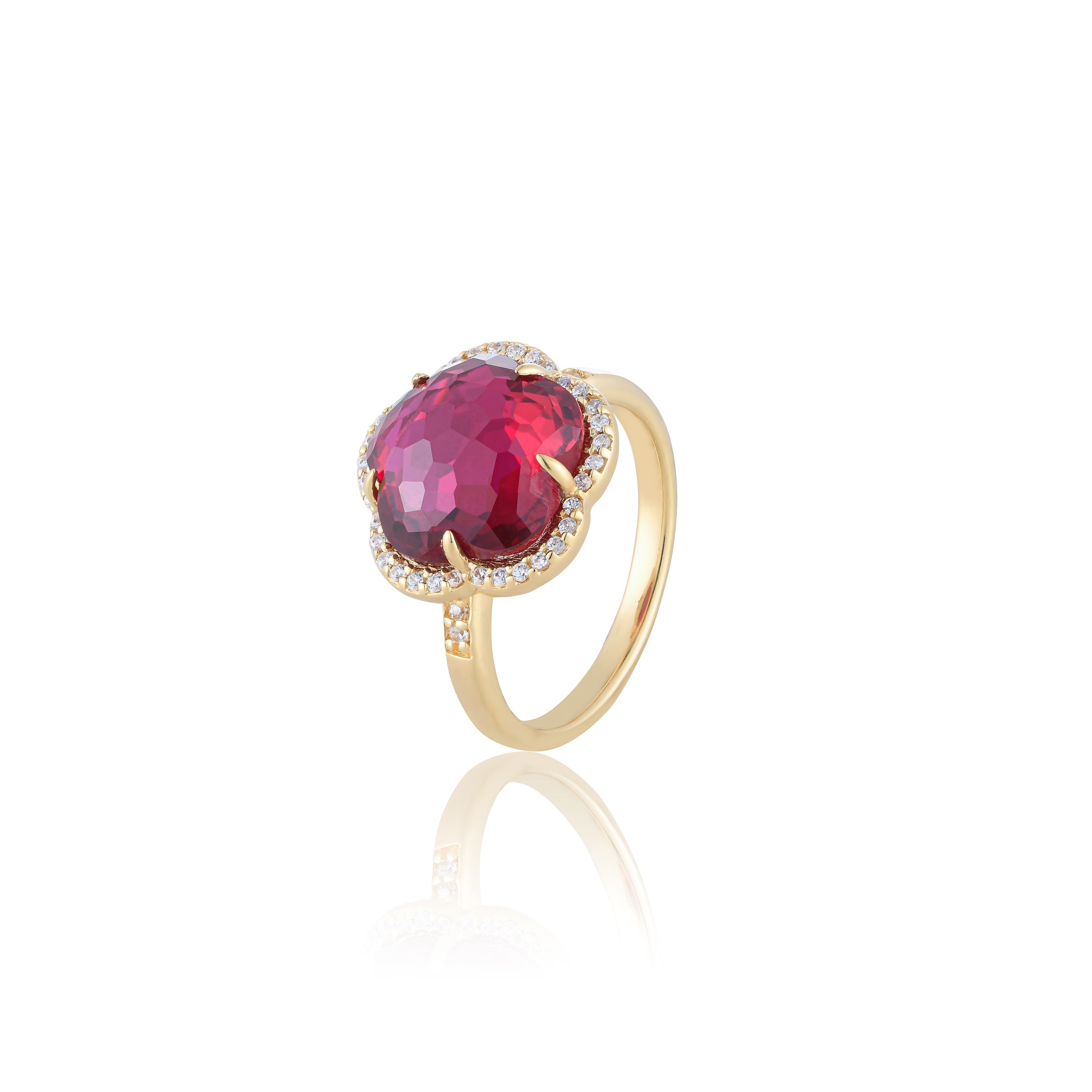 Bloom Ruby-Lume Ring