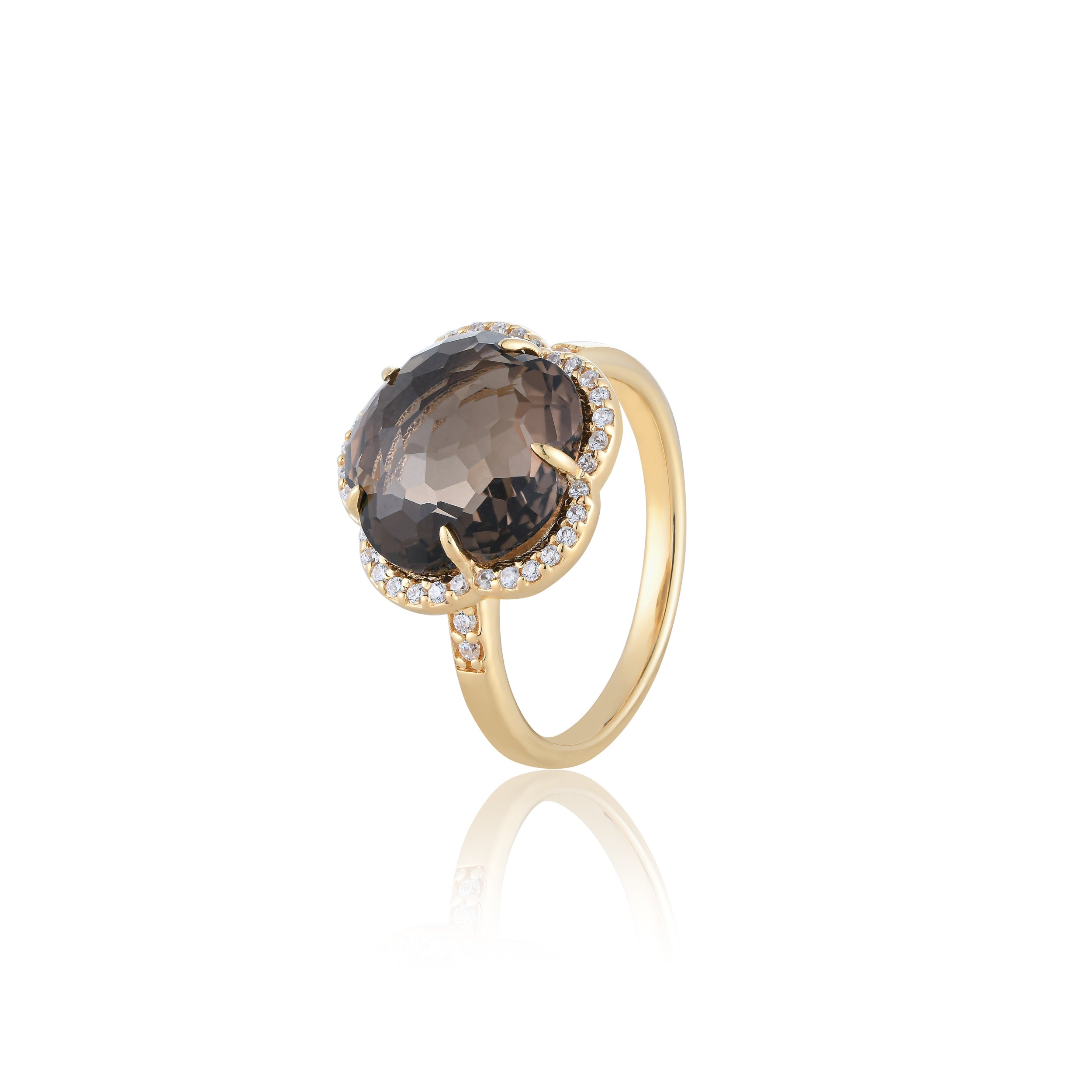 Bloom Smoky Quartz Ring