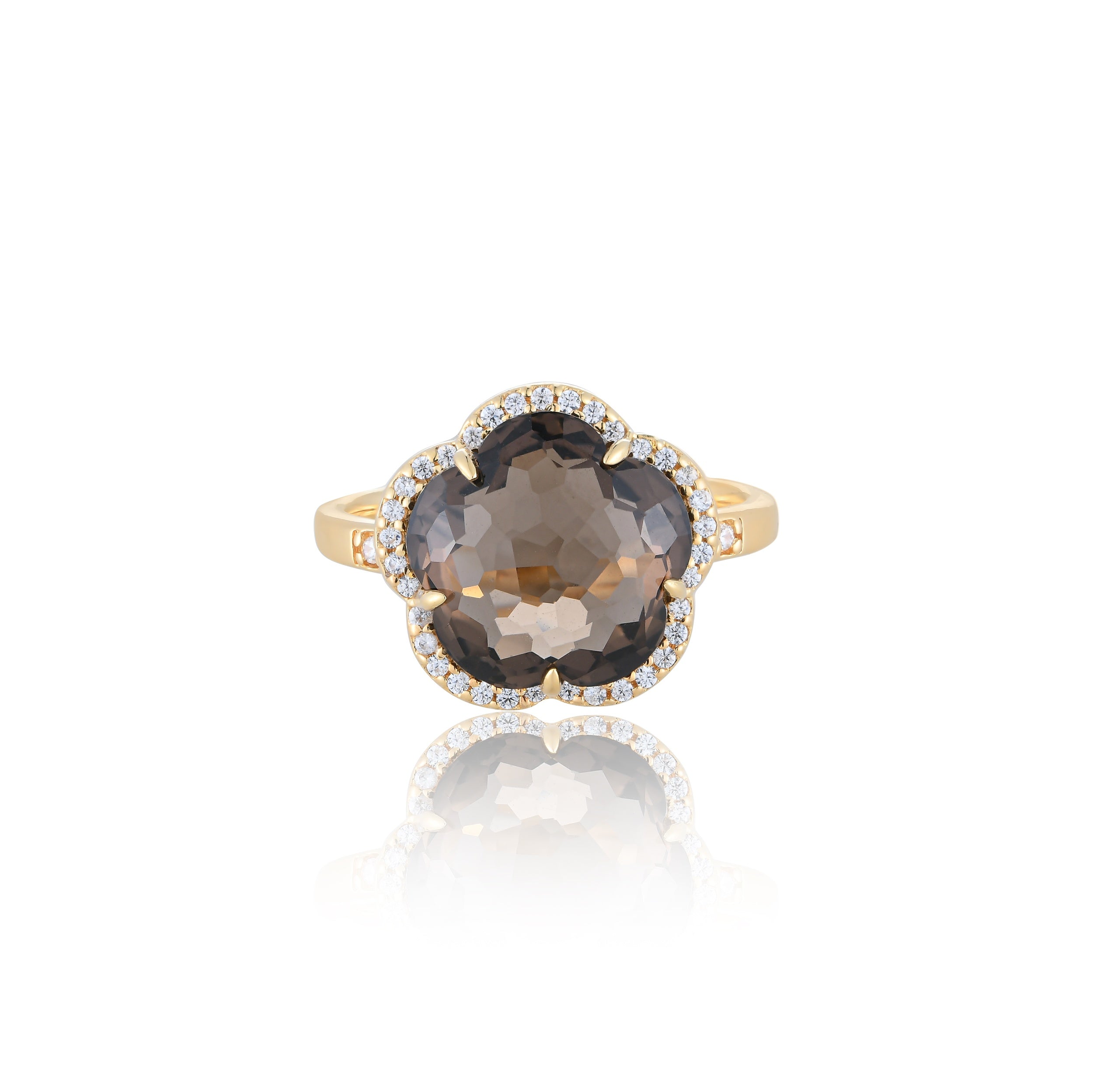 Bloom Smoky Quartz Ring