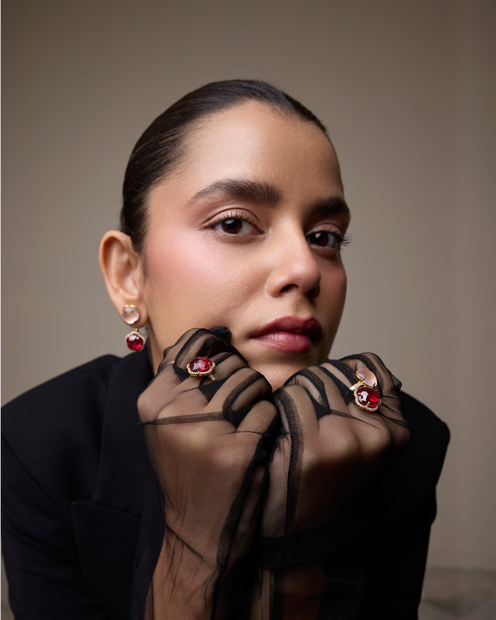 Bloom Ruby-Lume Ring