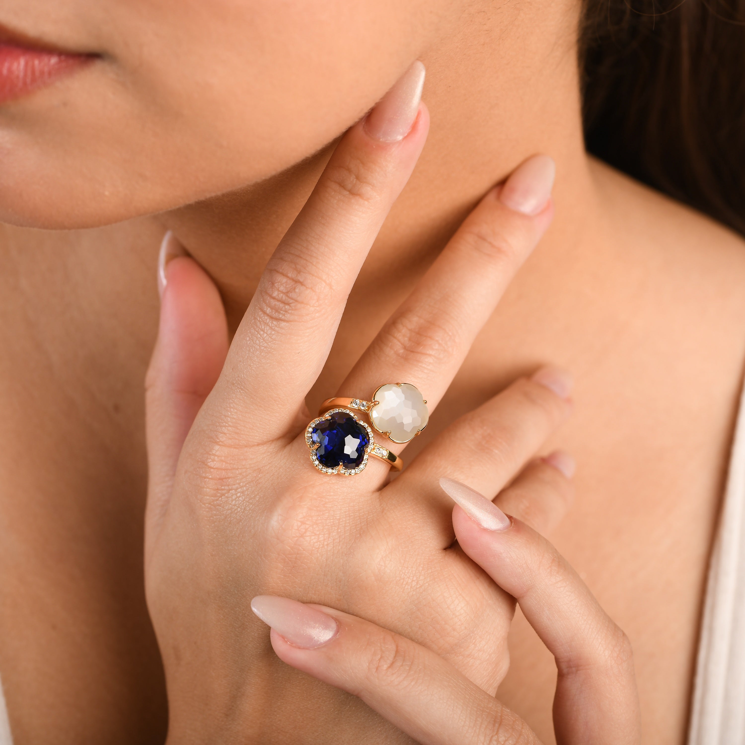 Bloom Twinstone Celeste Ring