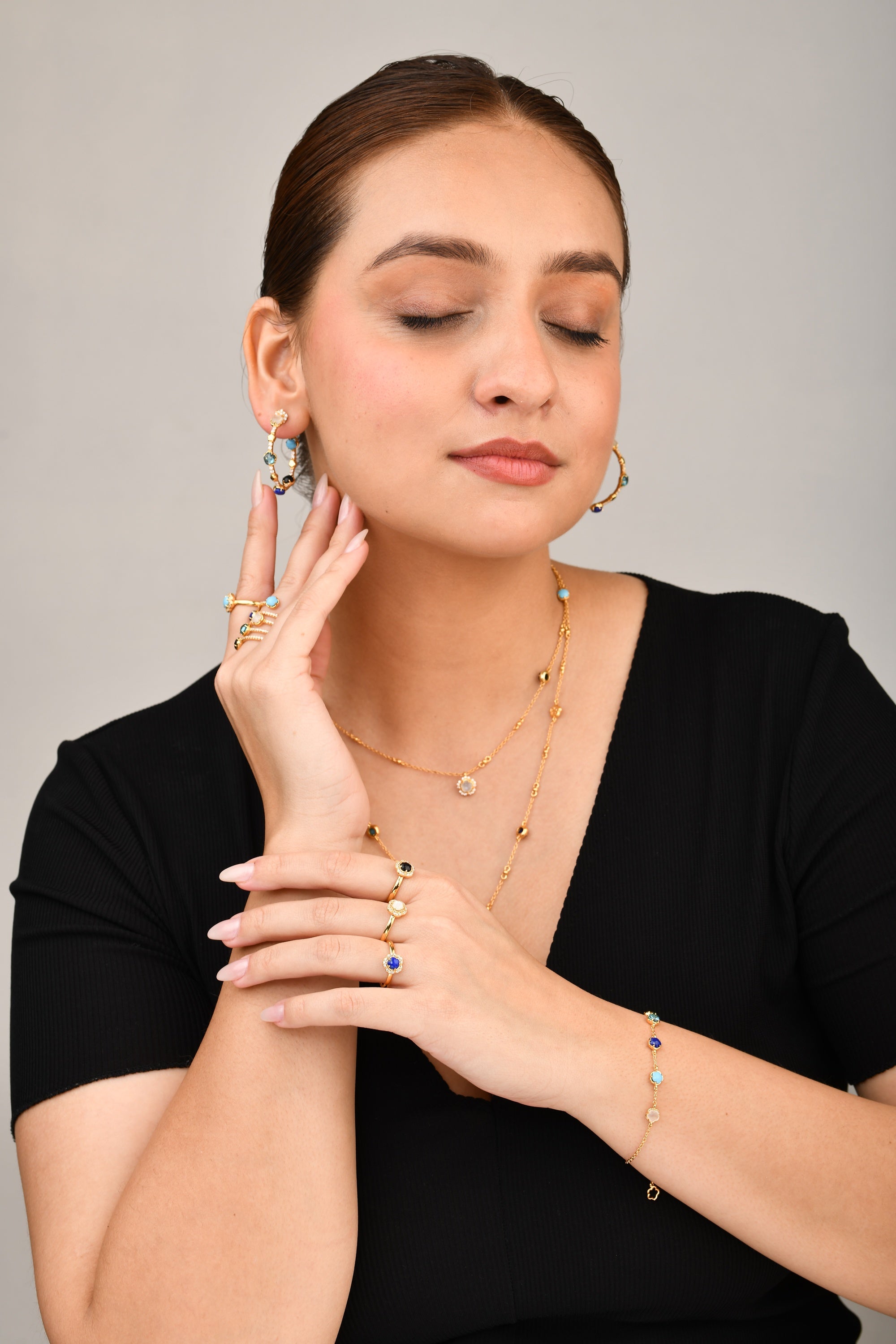 Blossom Black Onyx Ring