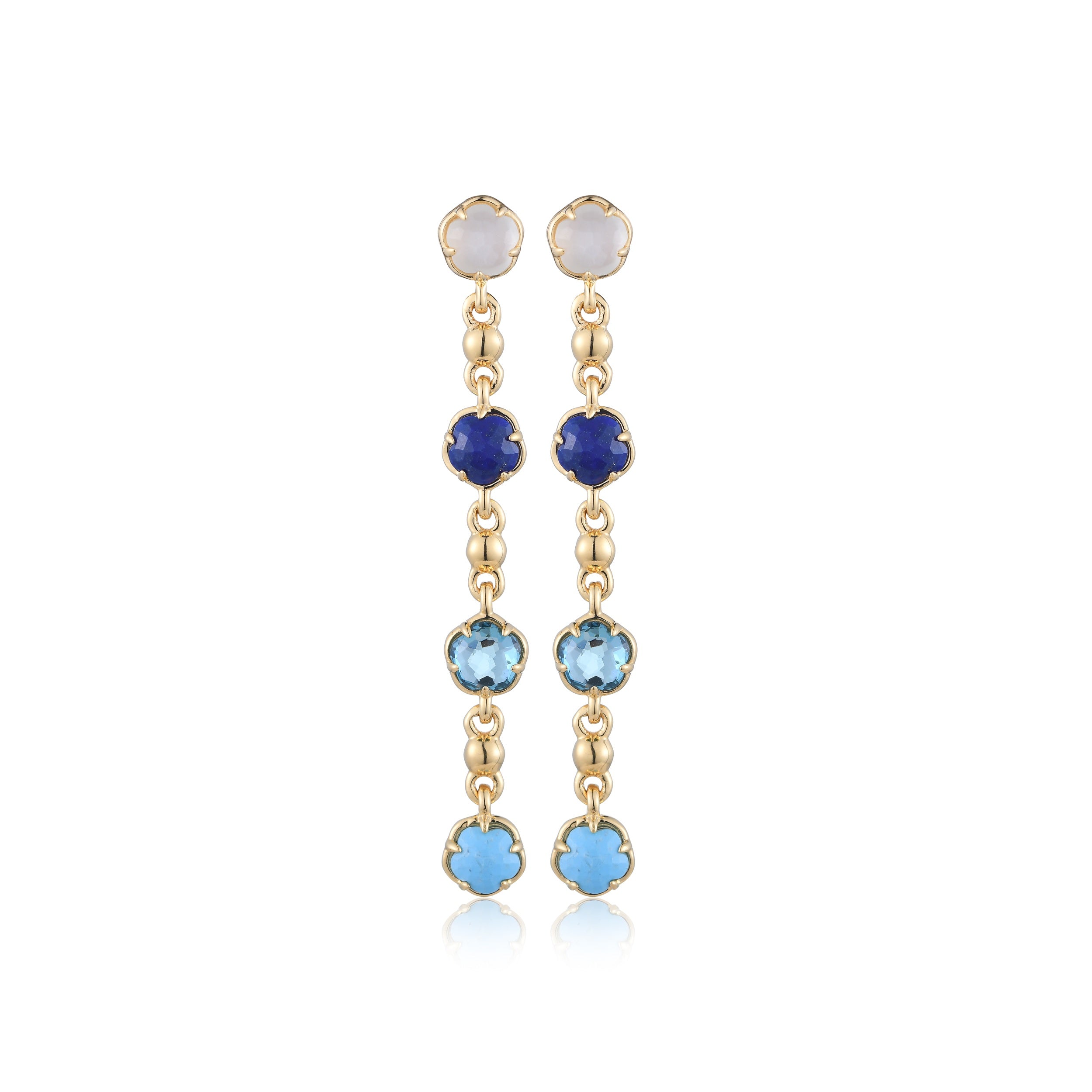 Blossom Azure Quartet Earrings