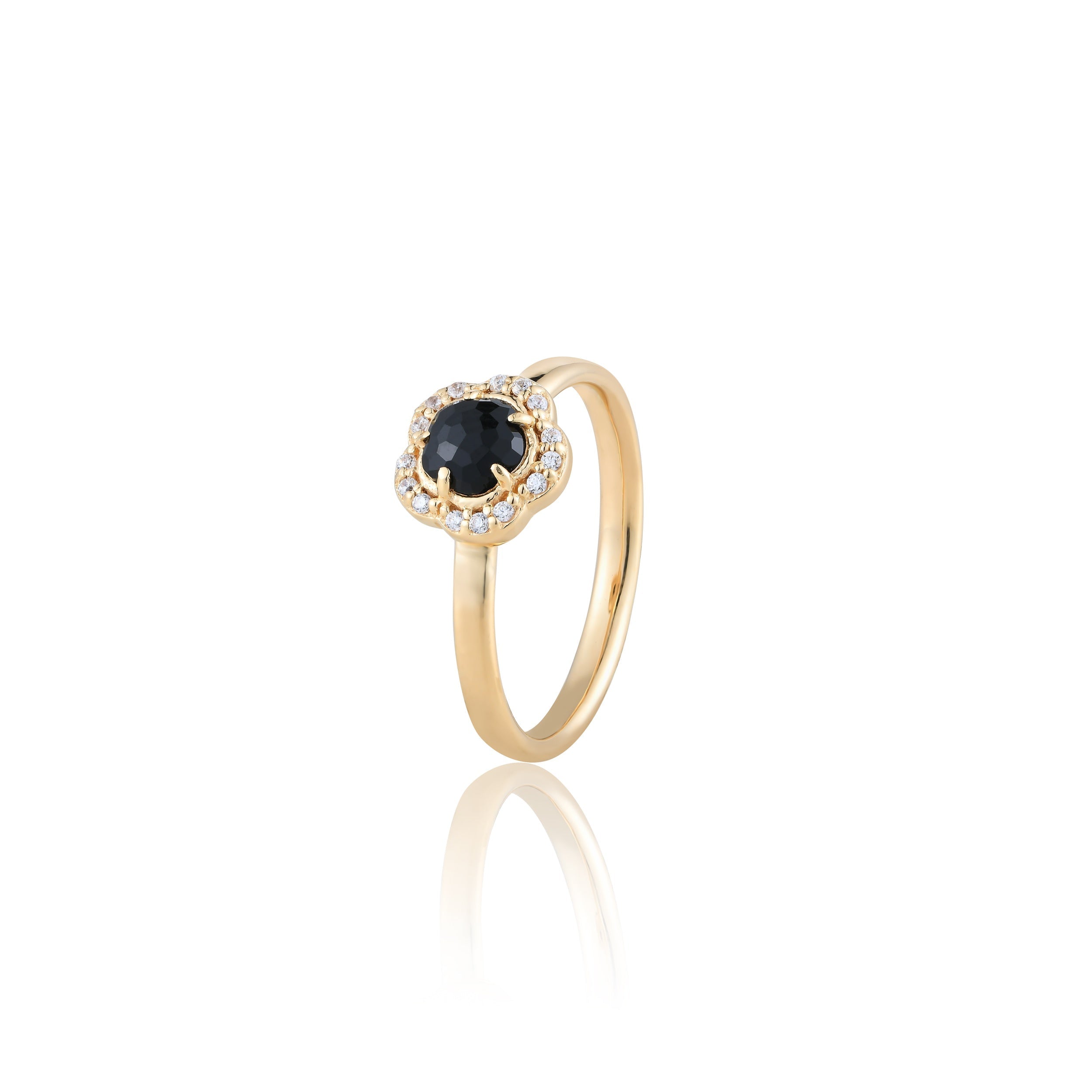 Blossom Black Onyx Ring