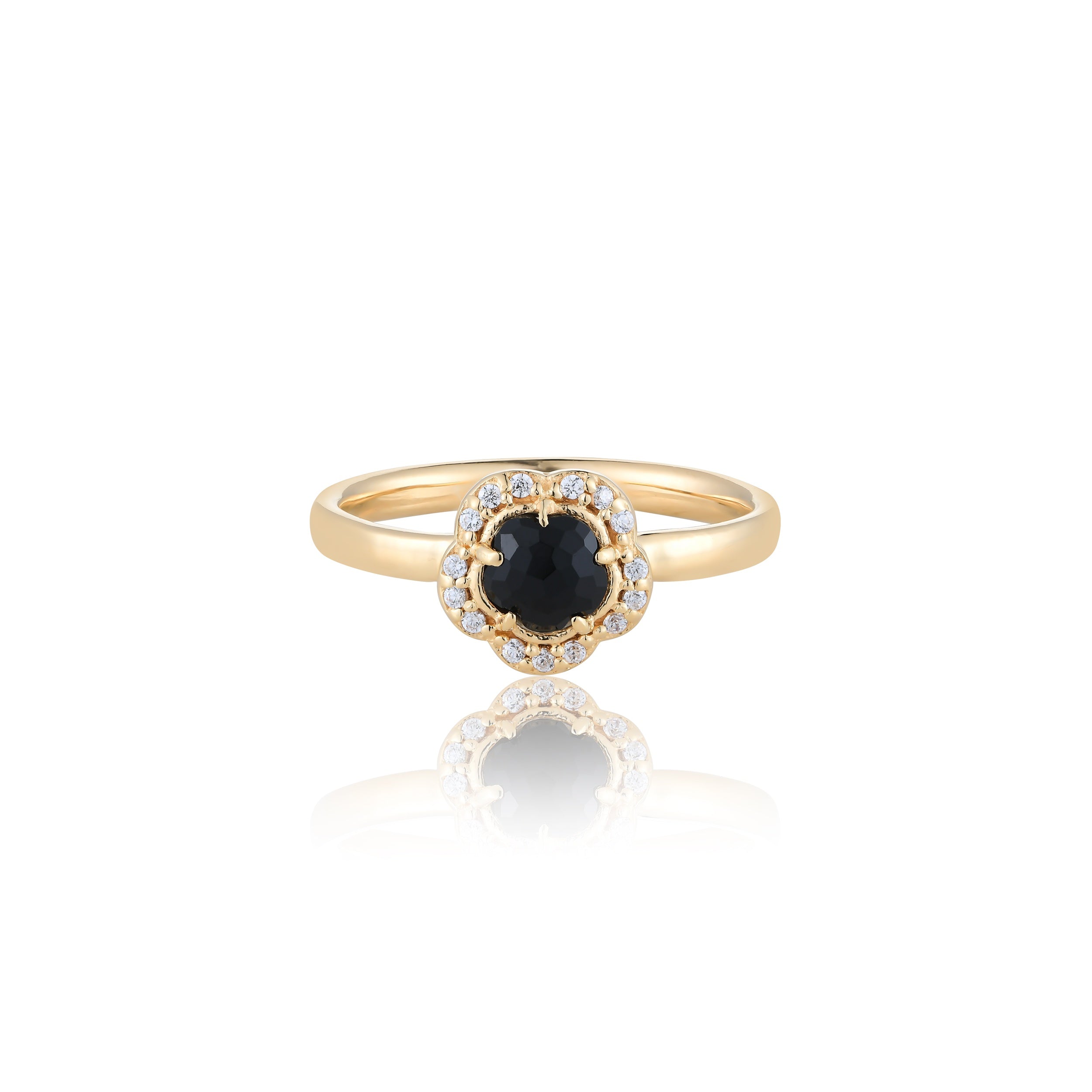 Blossom Black Onyx Ring