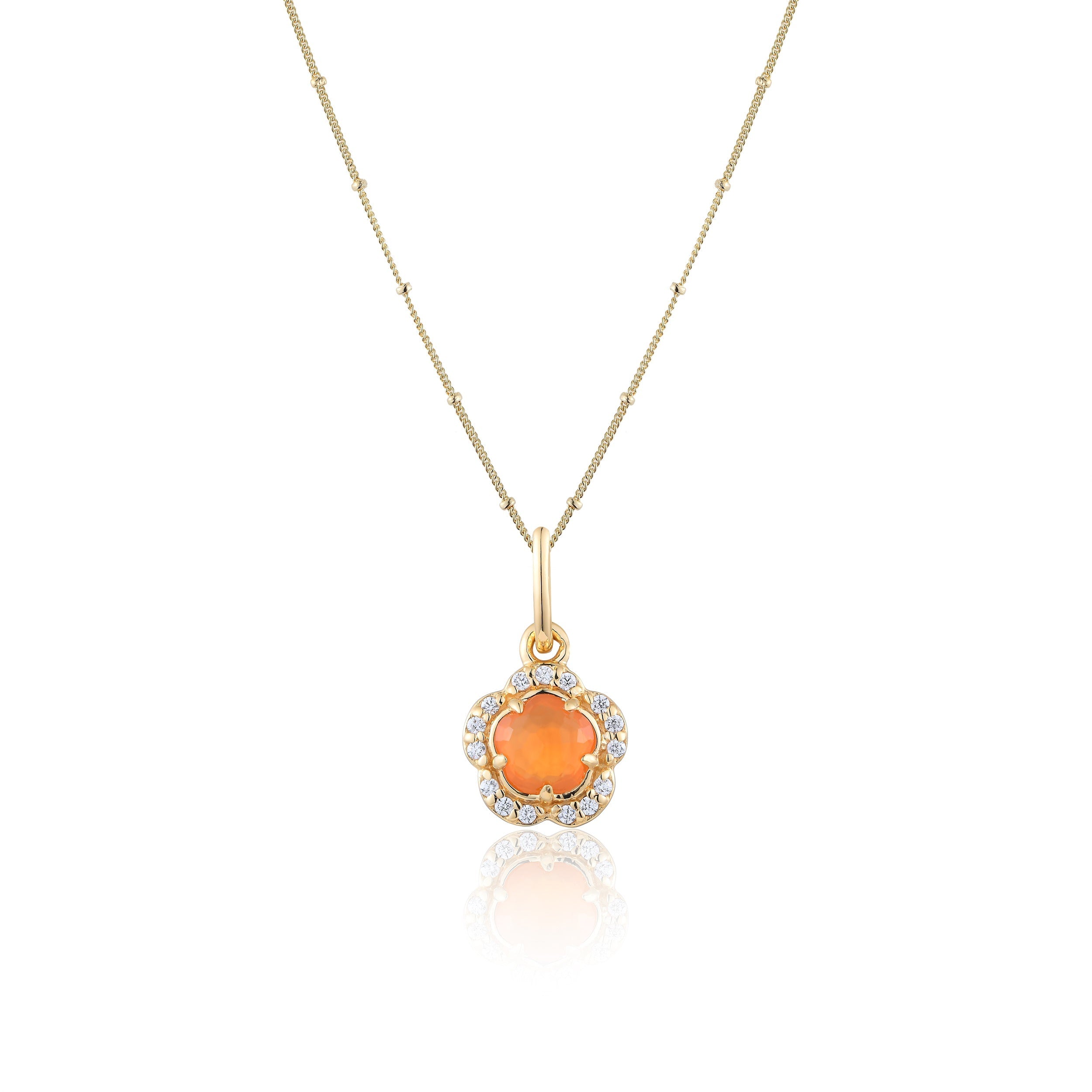 Blossom Carnelian Pendant