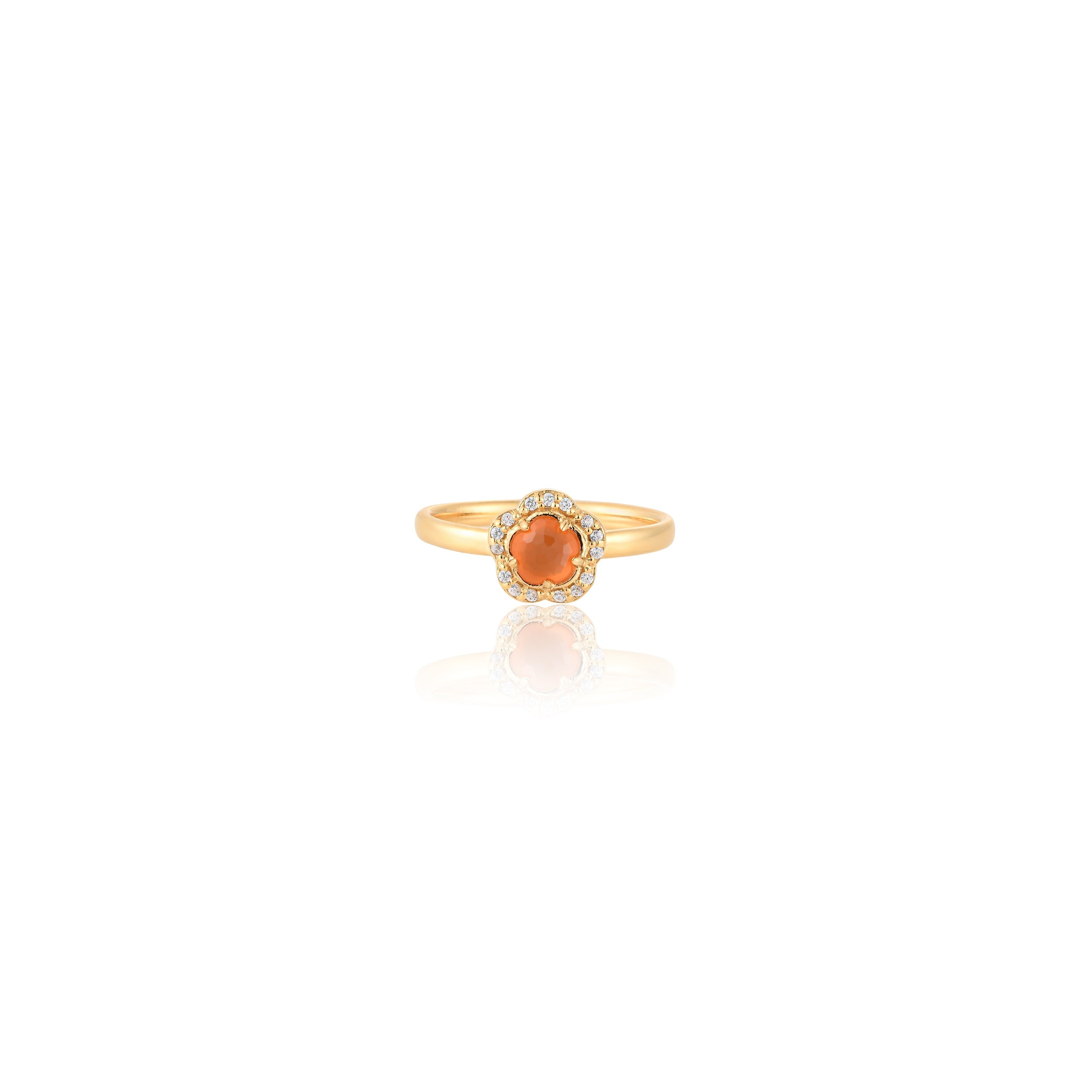 Blossom Carnelian Ring