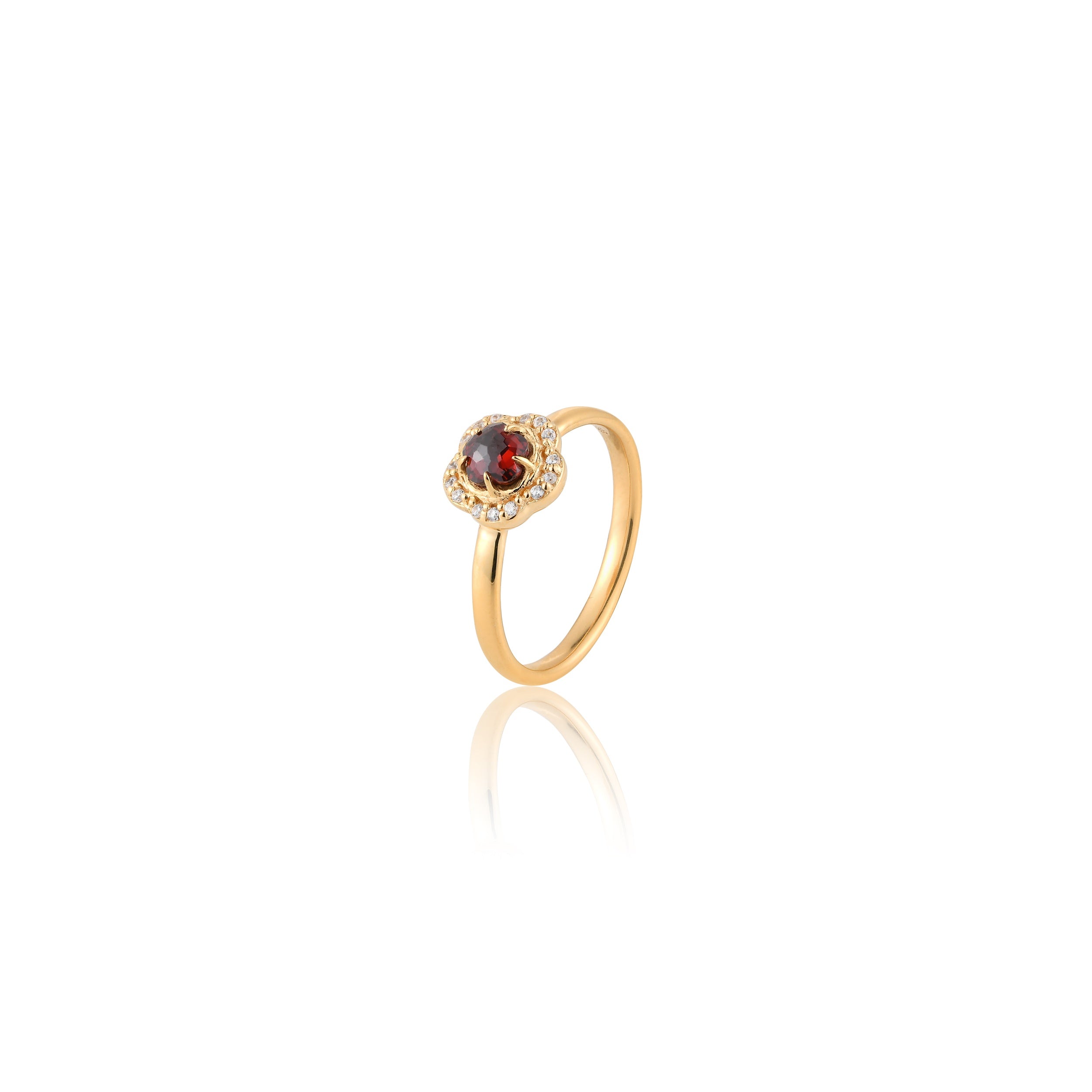 Blossom Garnet-Blaze Ring