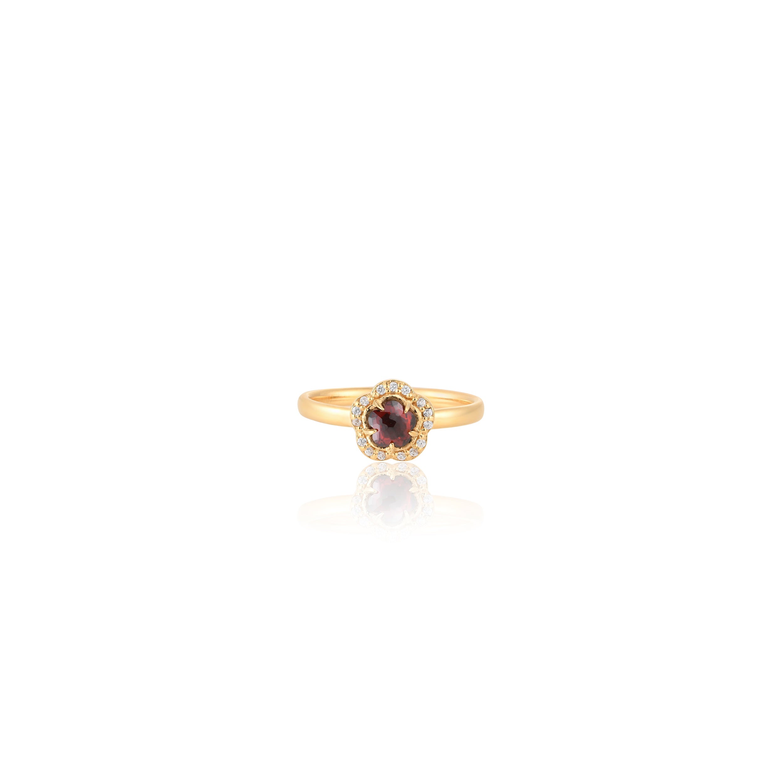 Blossom Garnet-Blaze Ring