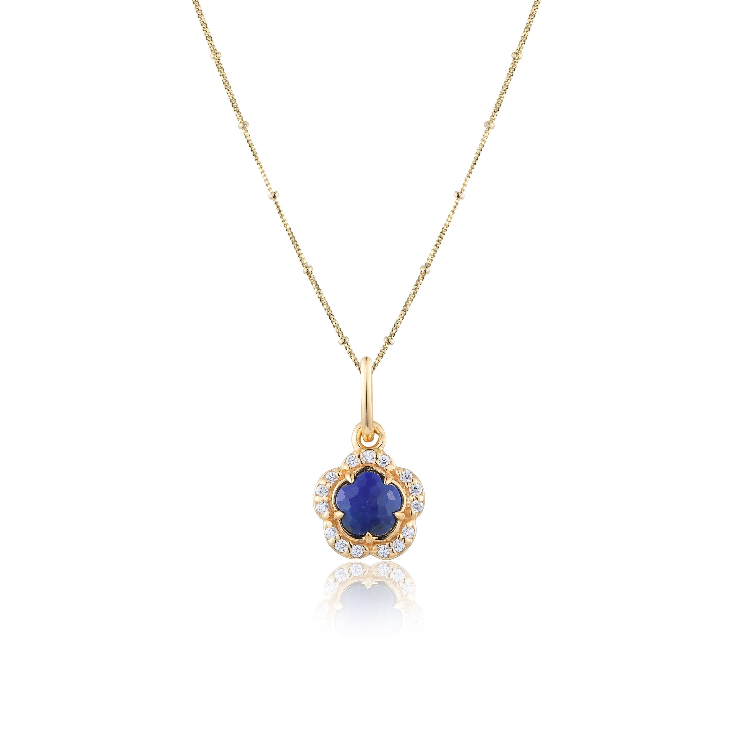 Blossom Lapis Lazuli Pendant