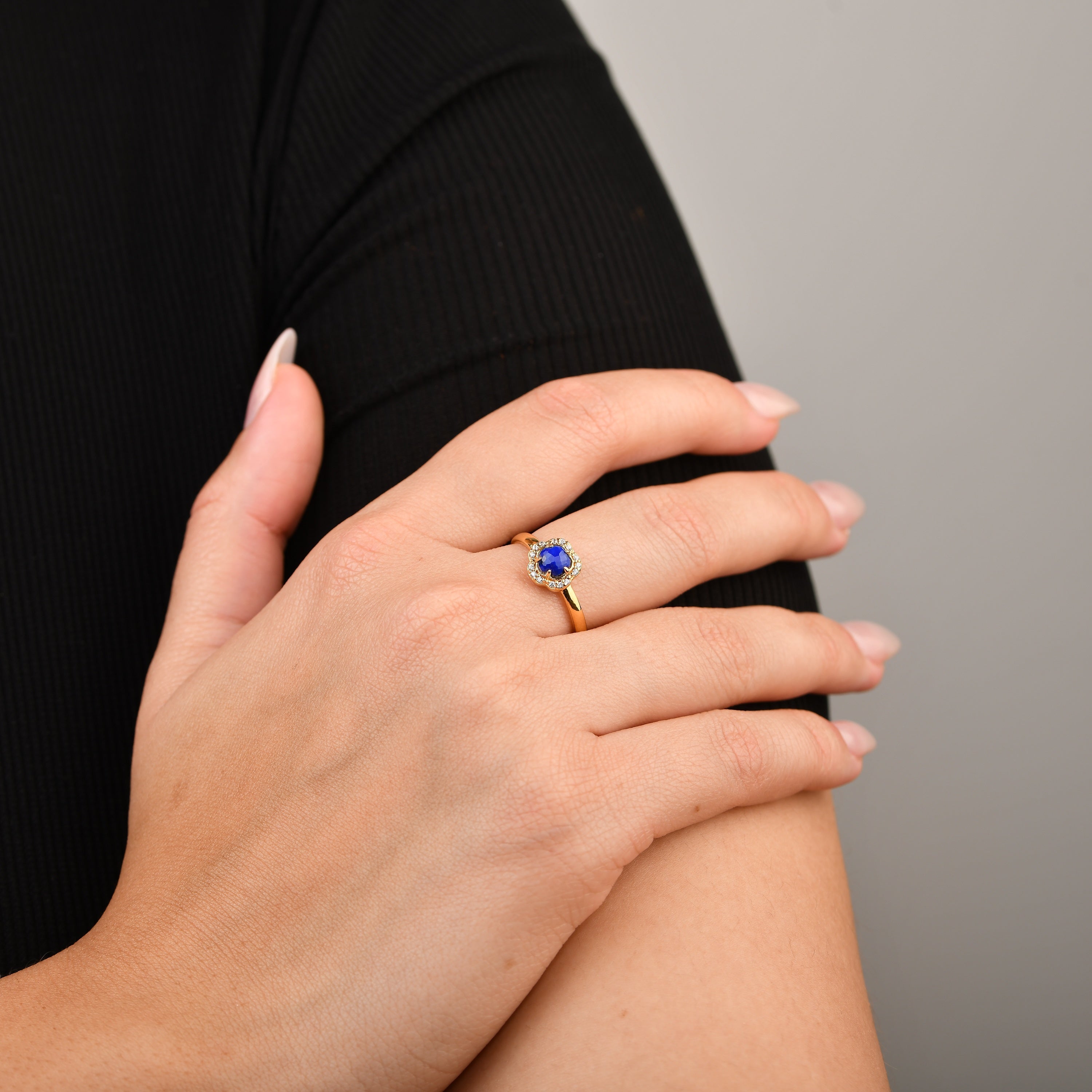 Blossom Lapis Lazuli Ring