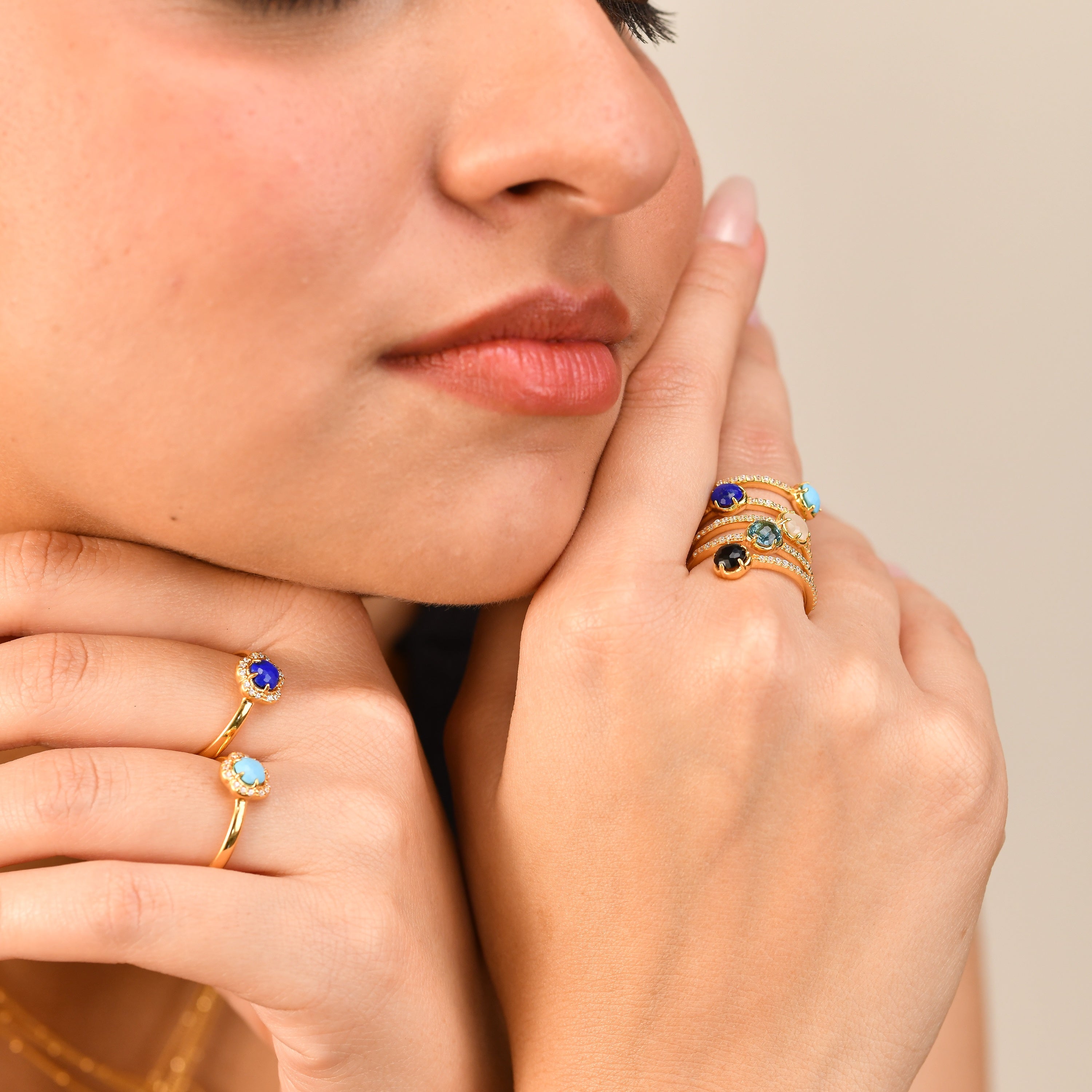 Blossom Lapis Lazuli Ring