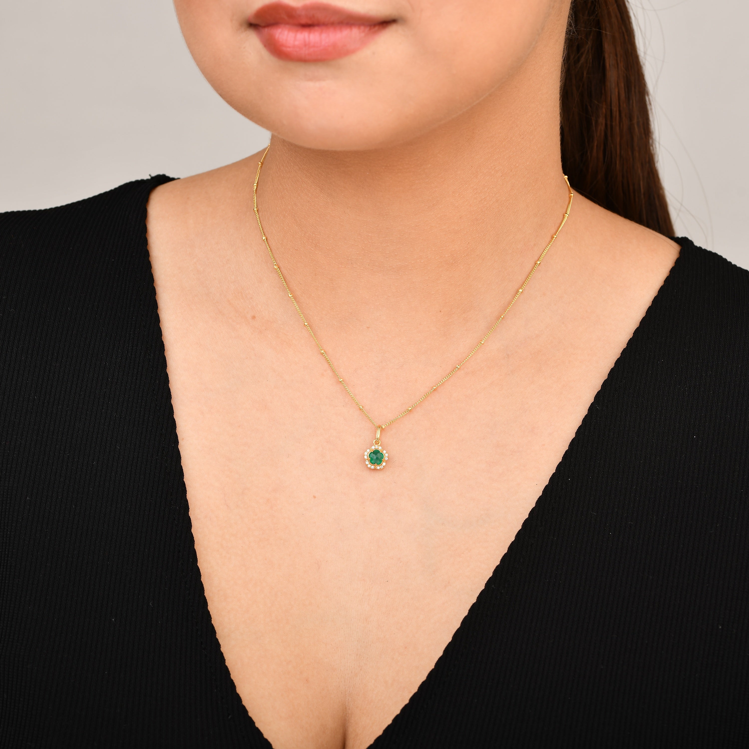 Blossom London Blue Gem Pendant