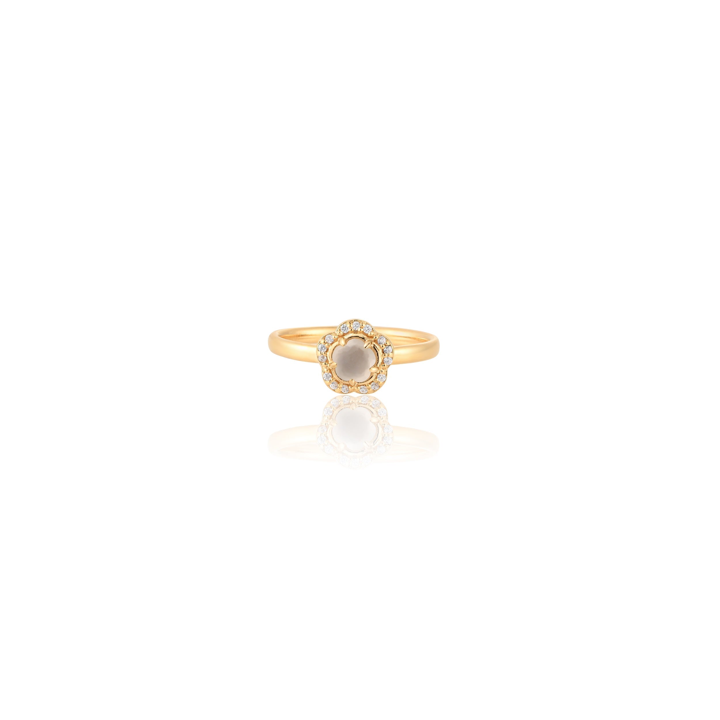 Blossom Pink Chalcedony Ring