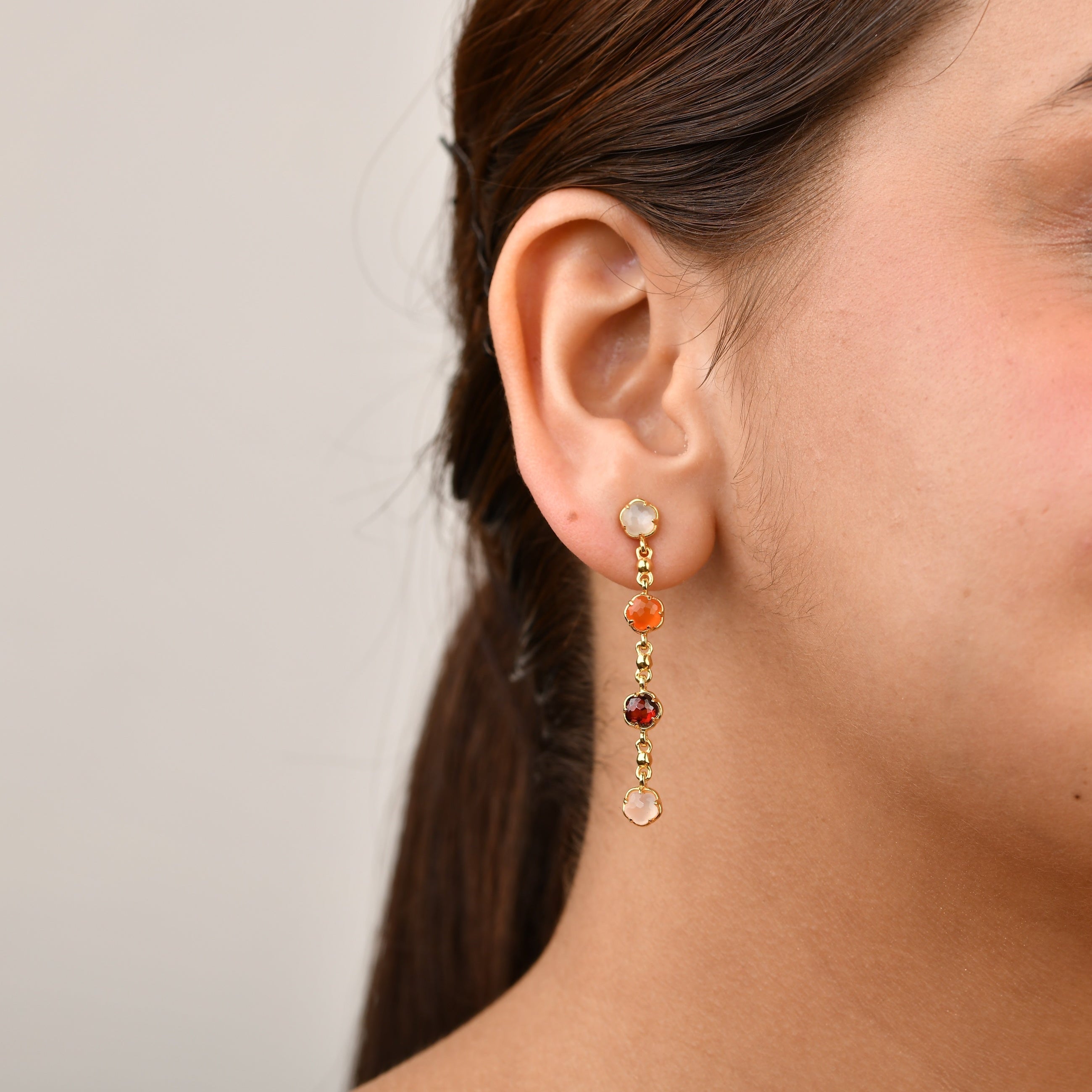 Blossom Rosette Quartet Earrings