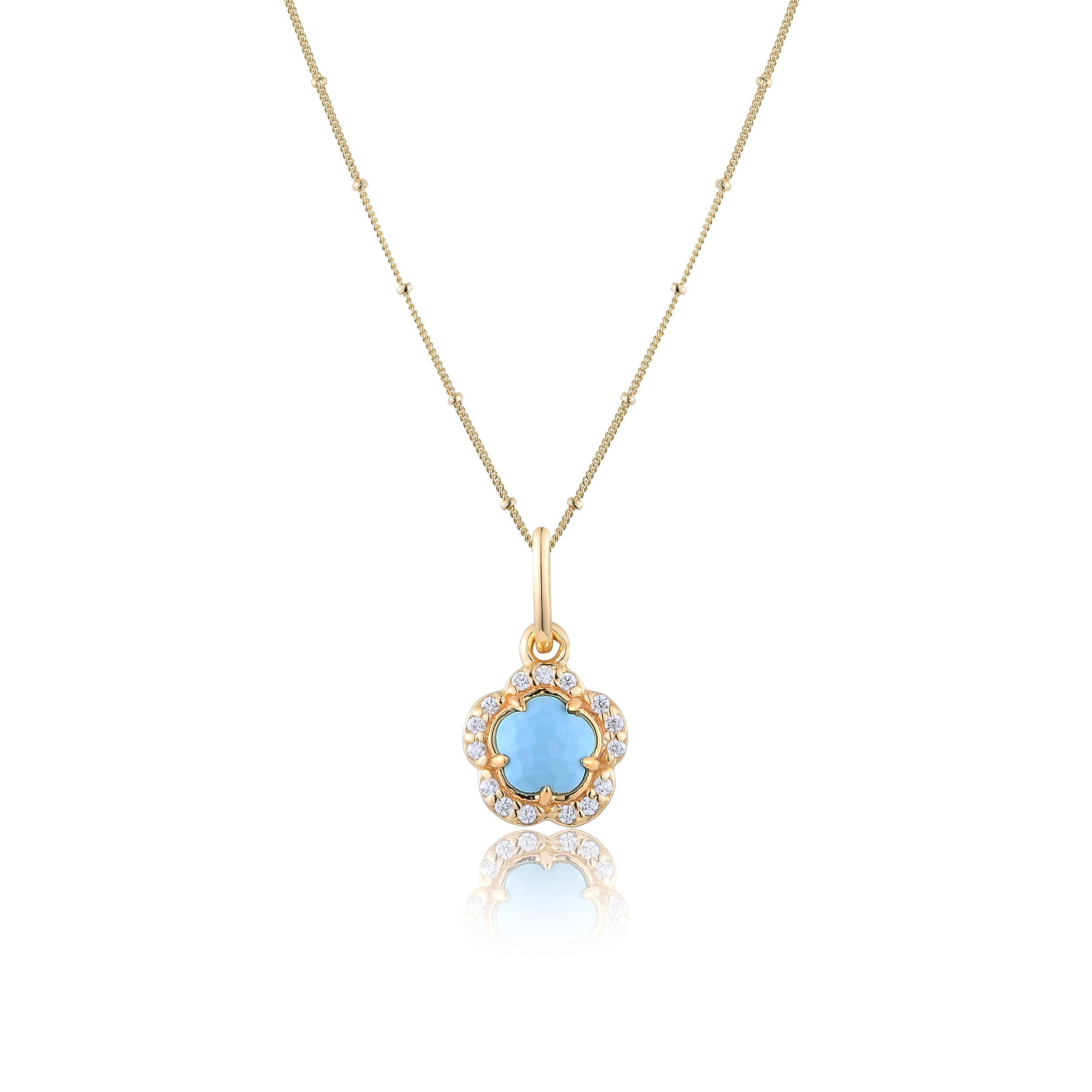 Blossom Turquoise Pendant