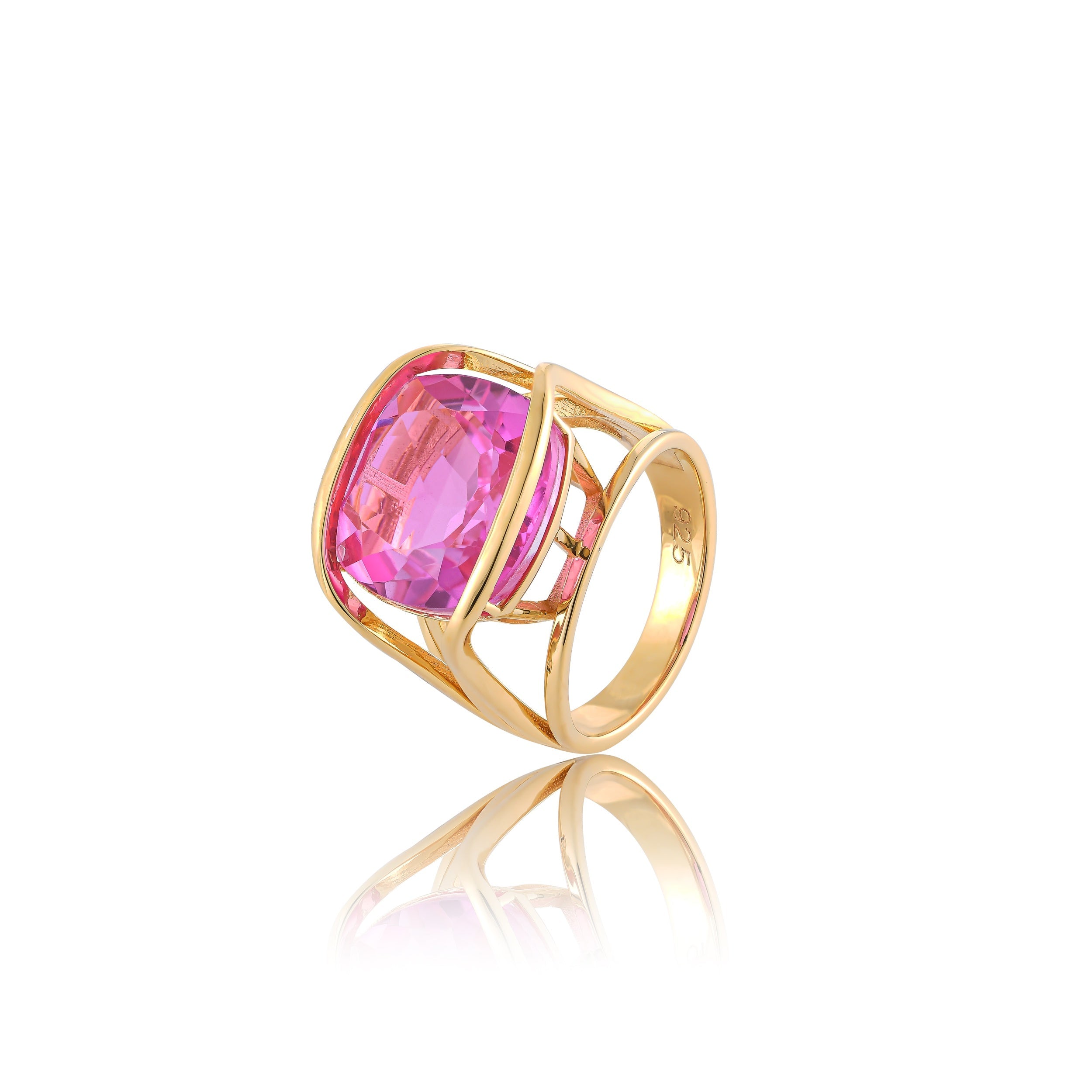 Blush Pink Amethyst Quartz
Ring