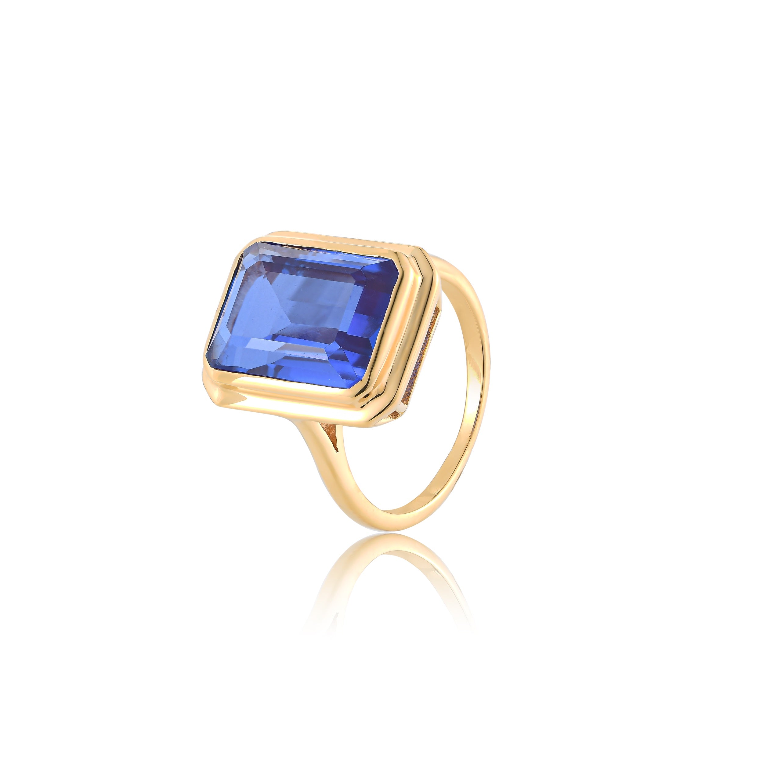 Elysian Tanzanite Quartz Ring