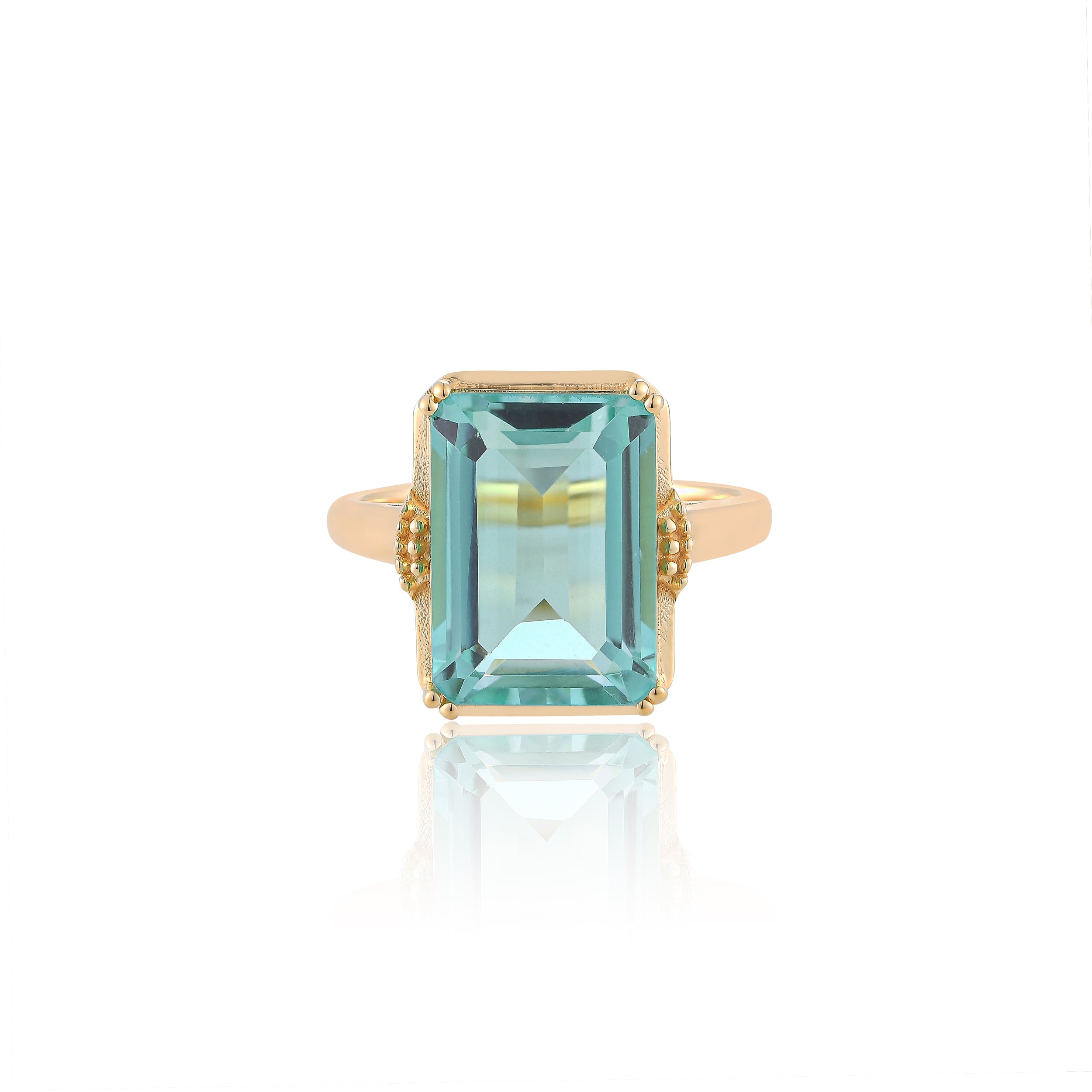 Lagoon Ferngreen Quartz Ring