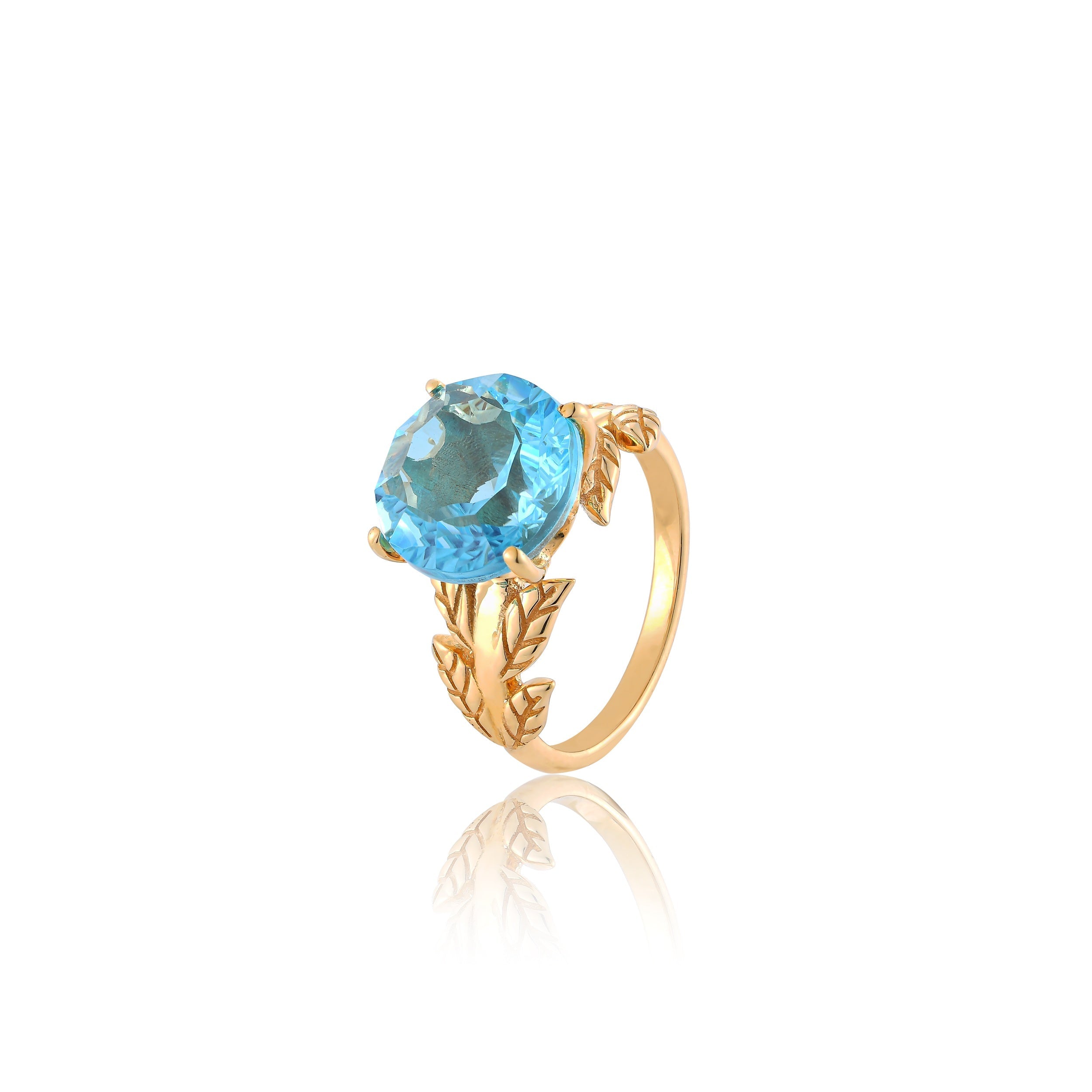 Laurel Paraiba Quartz Ring