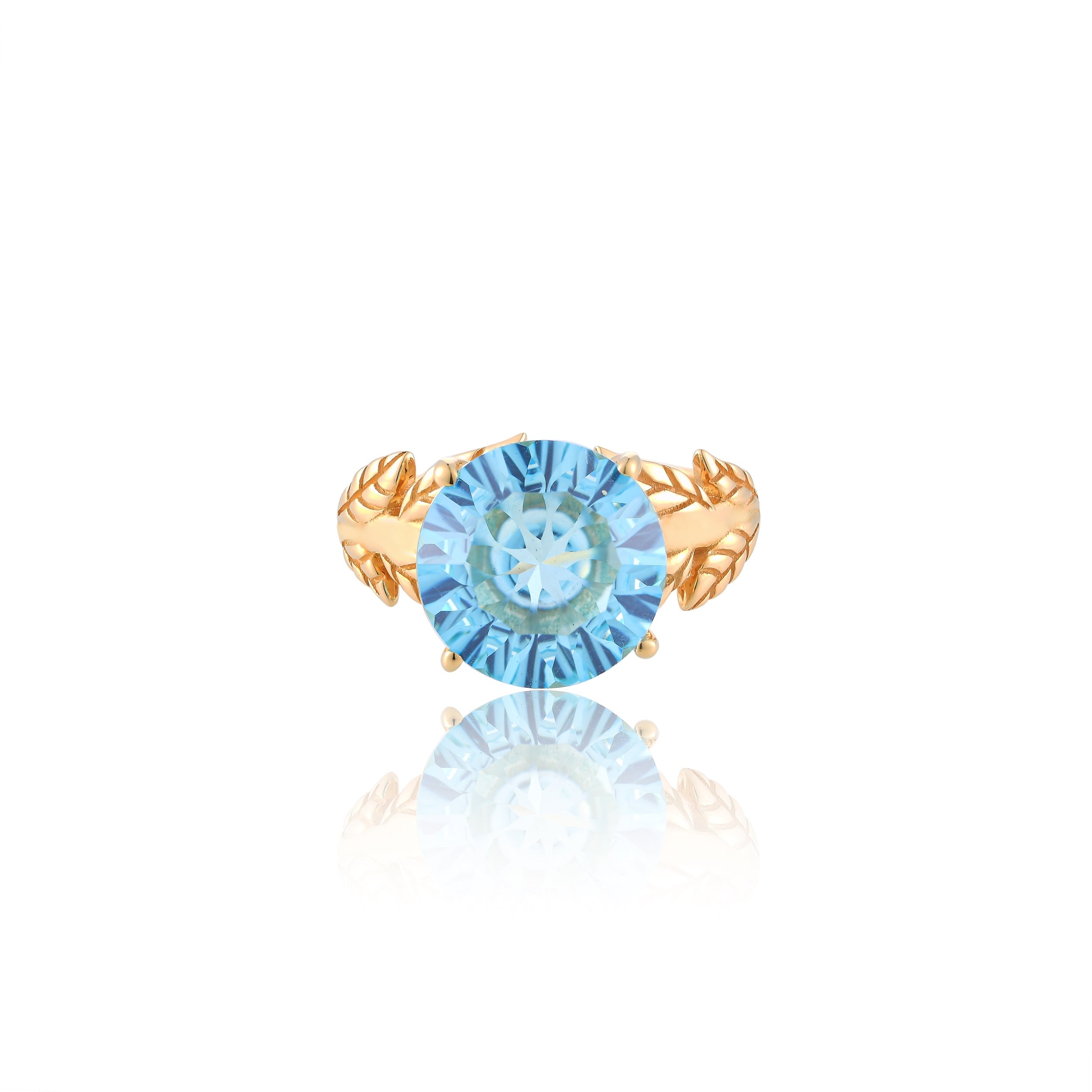 Laurel Paraiba Quartz Ring