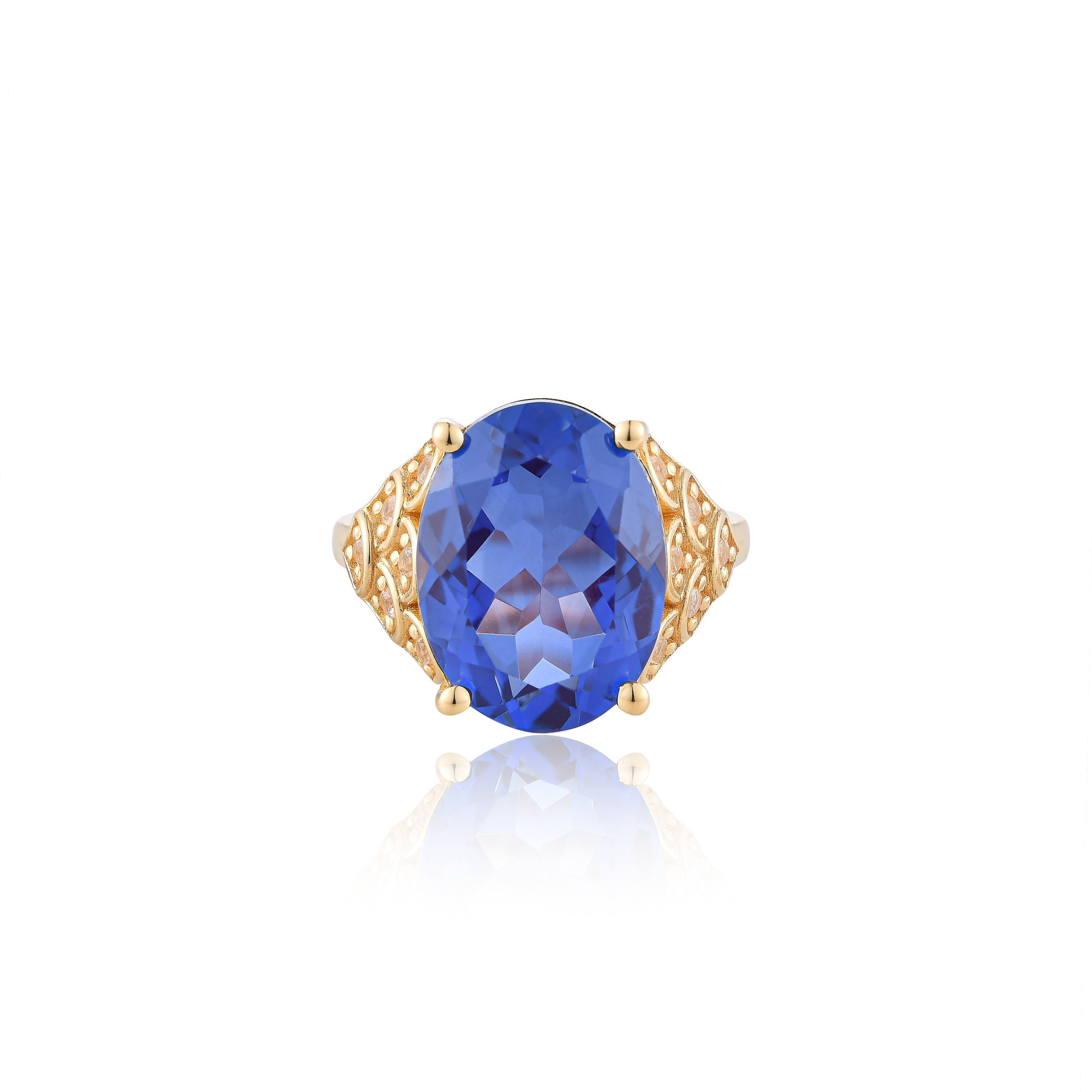 Oceania Tanzanite Quartz Ring