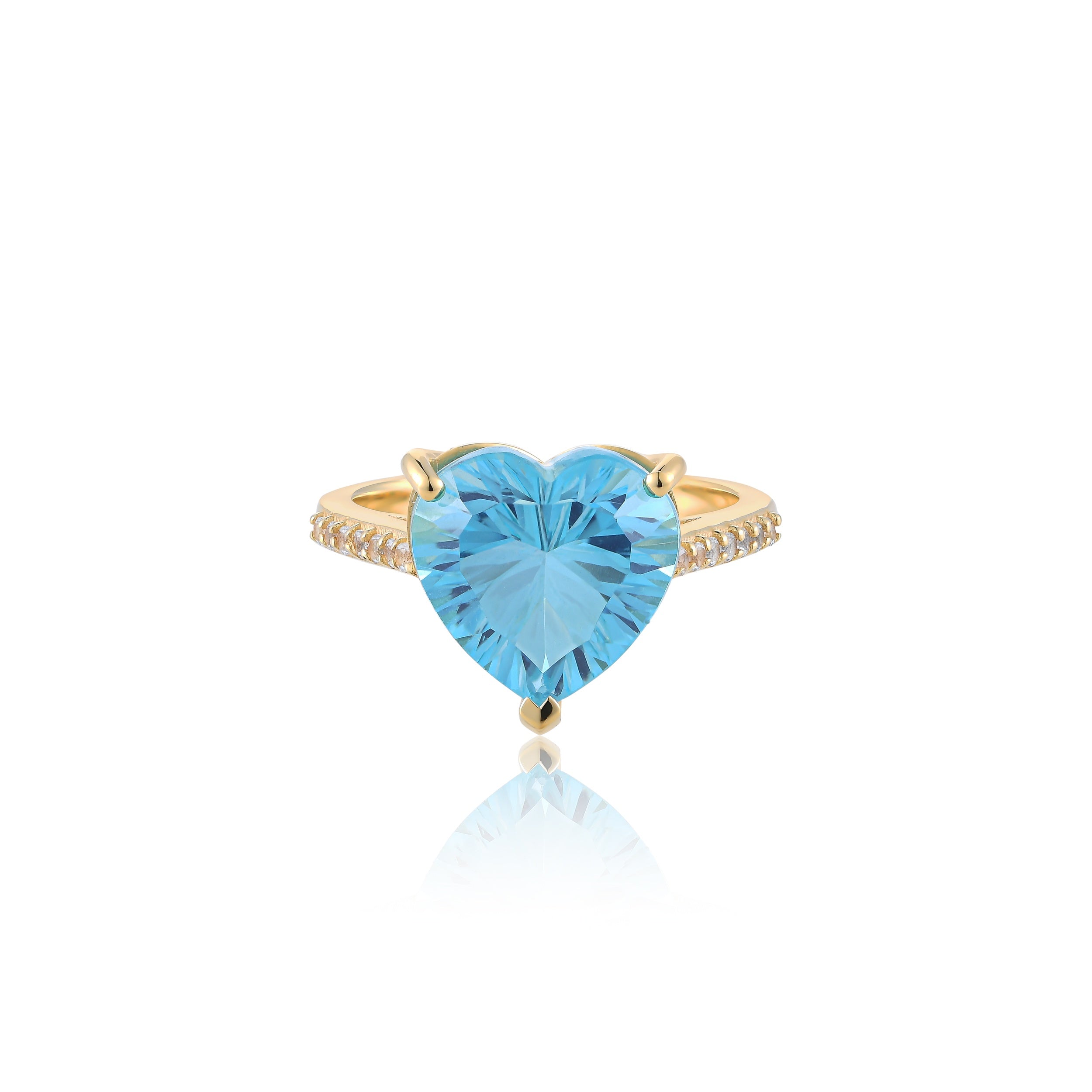 Valentina Paraiba Quartz Ring