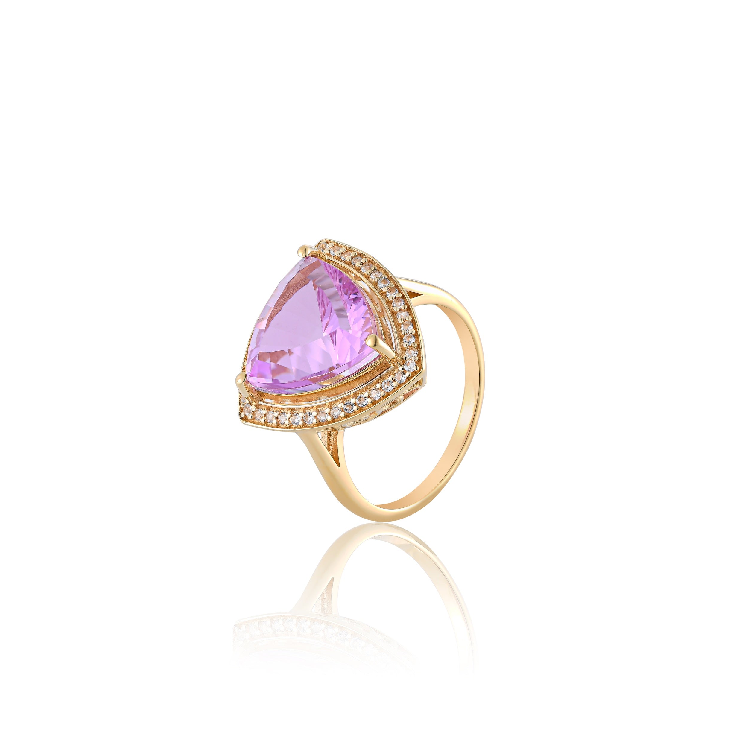 Violla Kunzite Quartz Ring