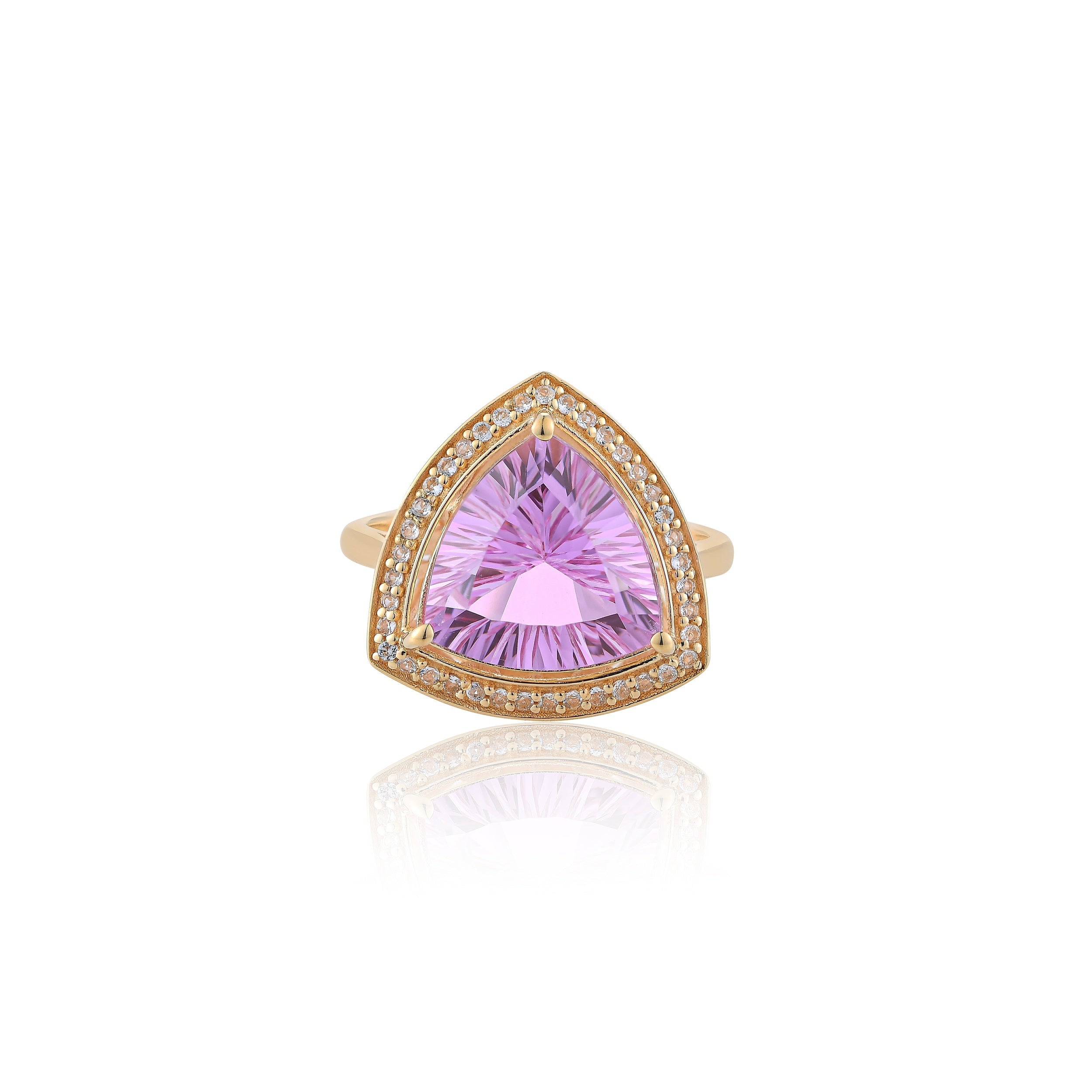 Violla Kunzite Quartz Ring