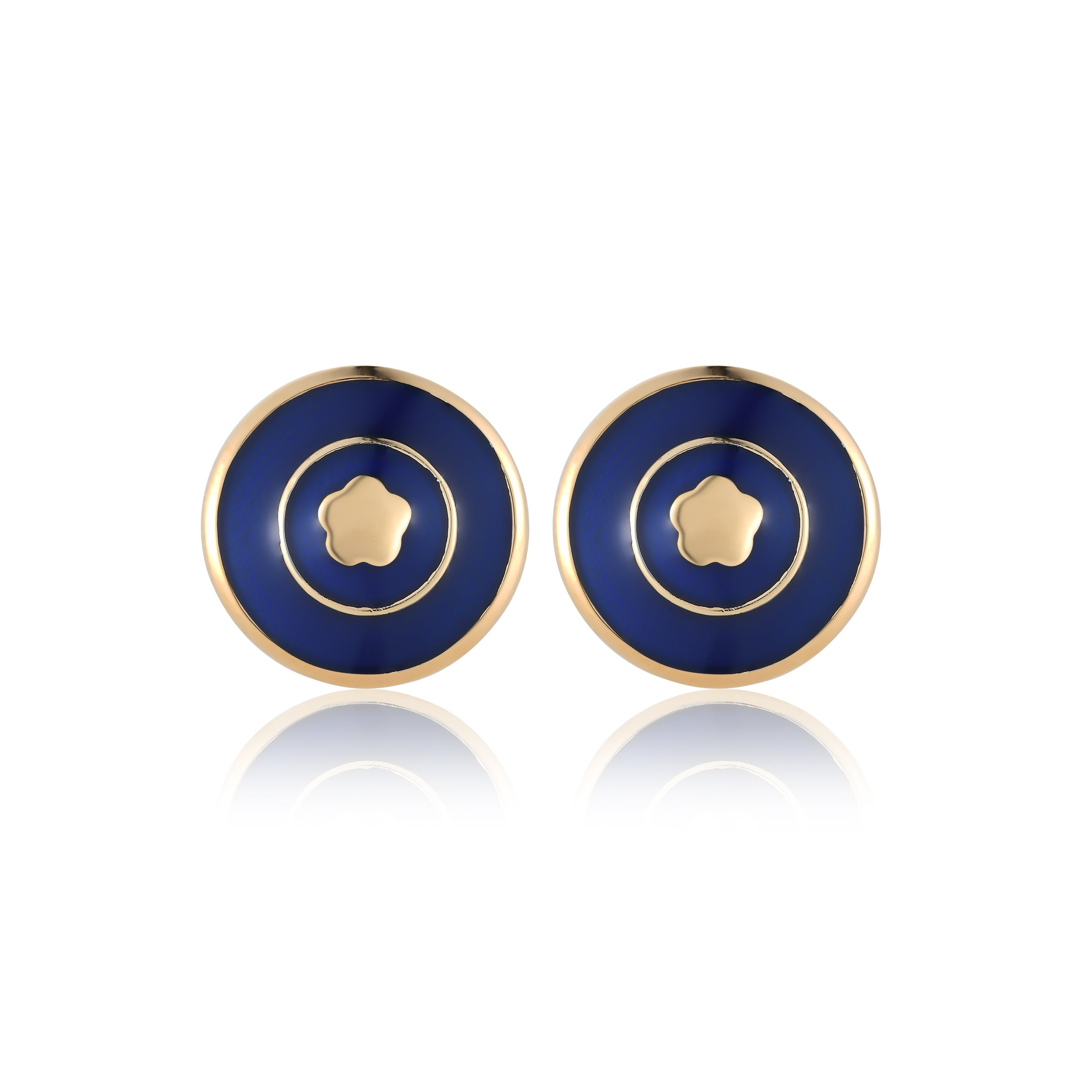 Royal Blue Bloomelle Studs