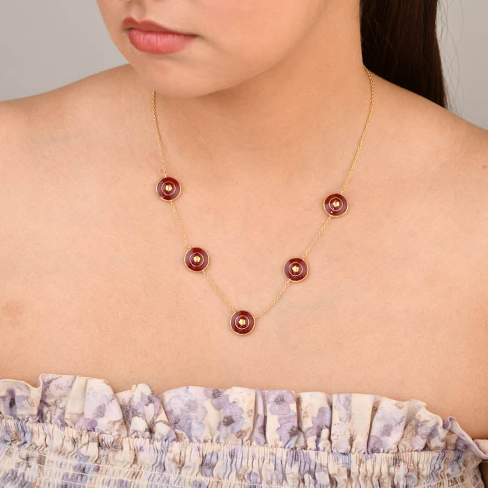 Mulberry Bloomelle Cascade Necklace