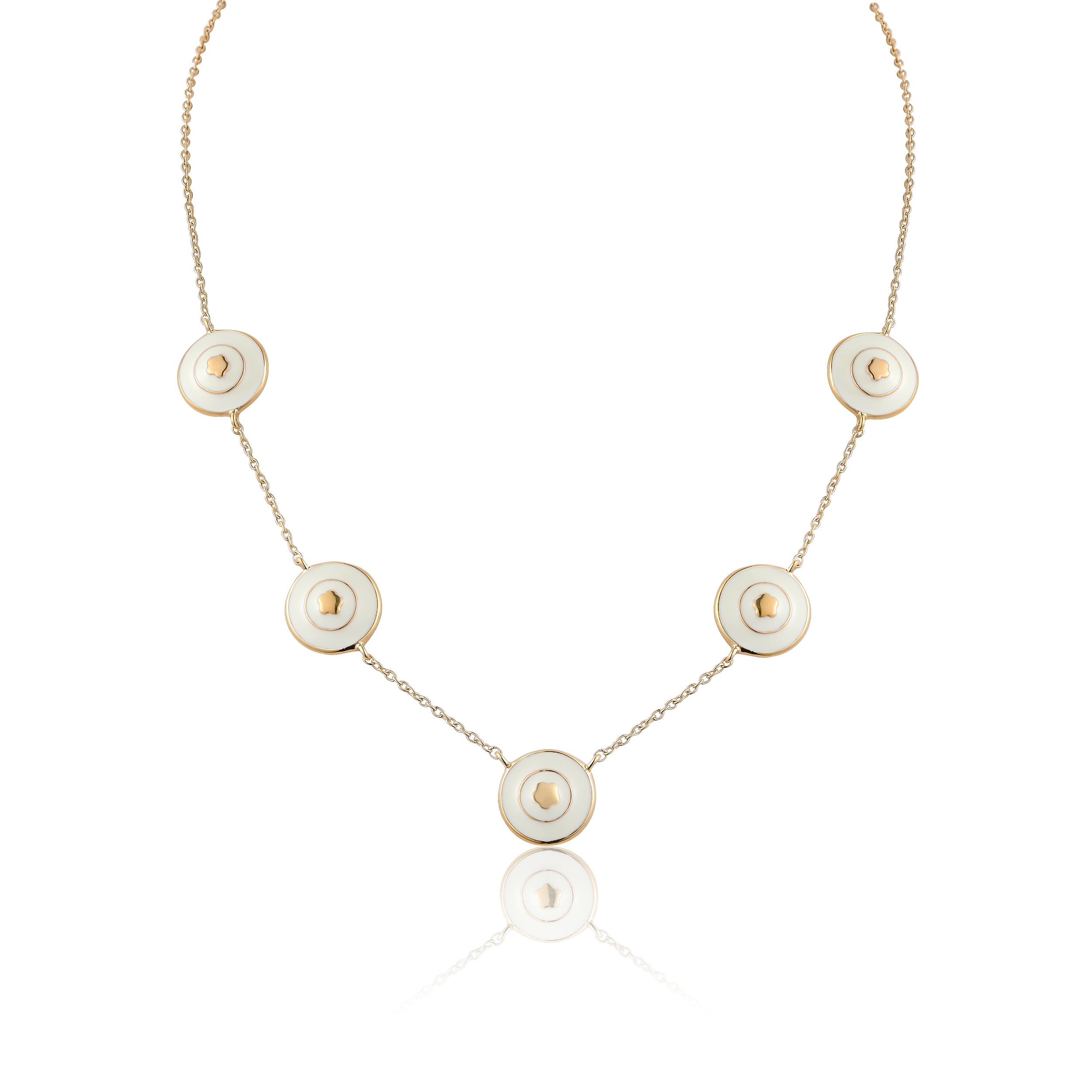 Ivory Bloomelle Cascade Necklace