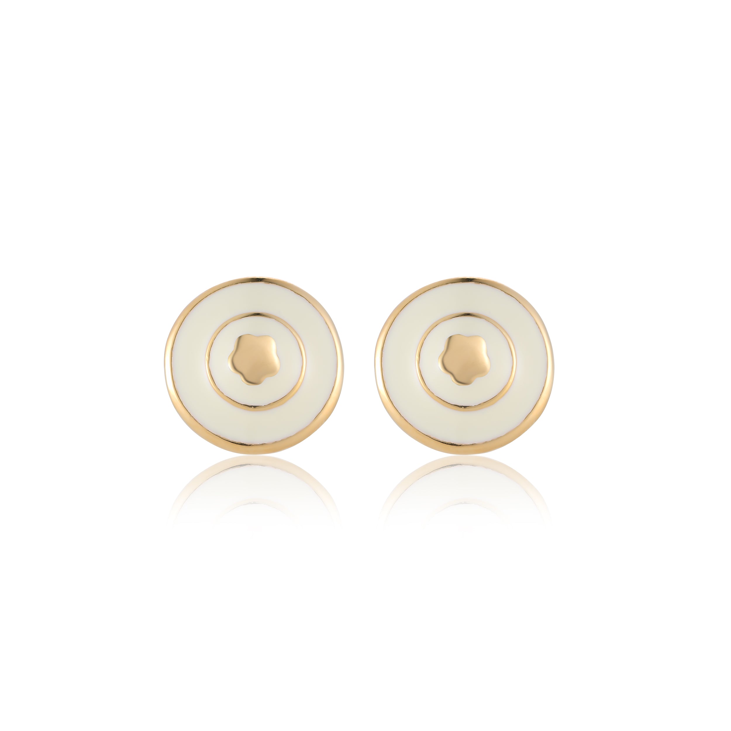 Ivory Bloomelle Studs