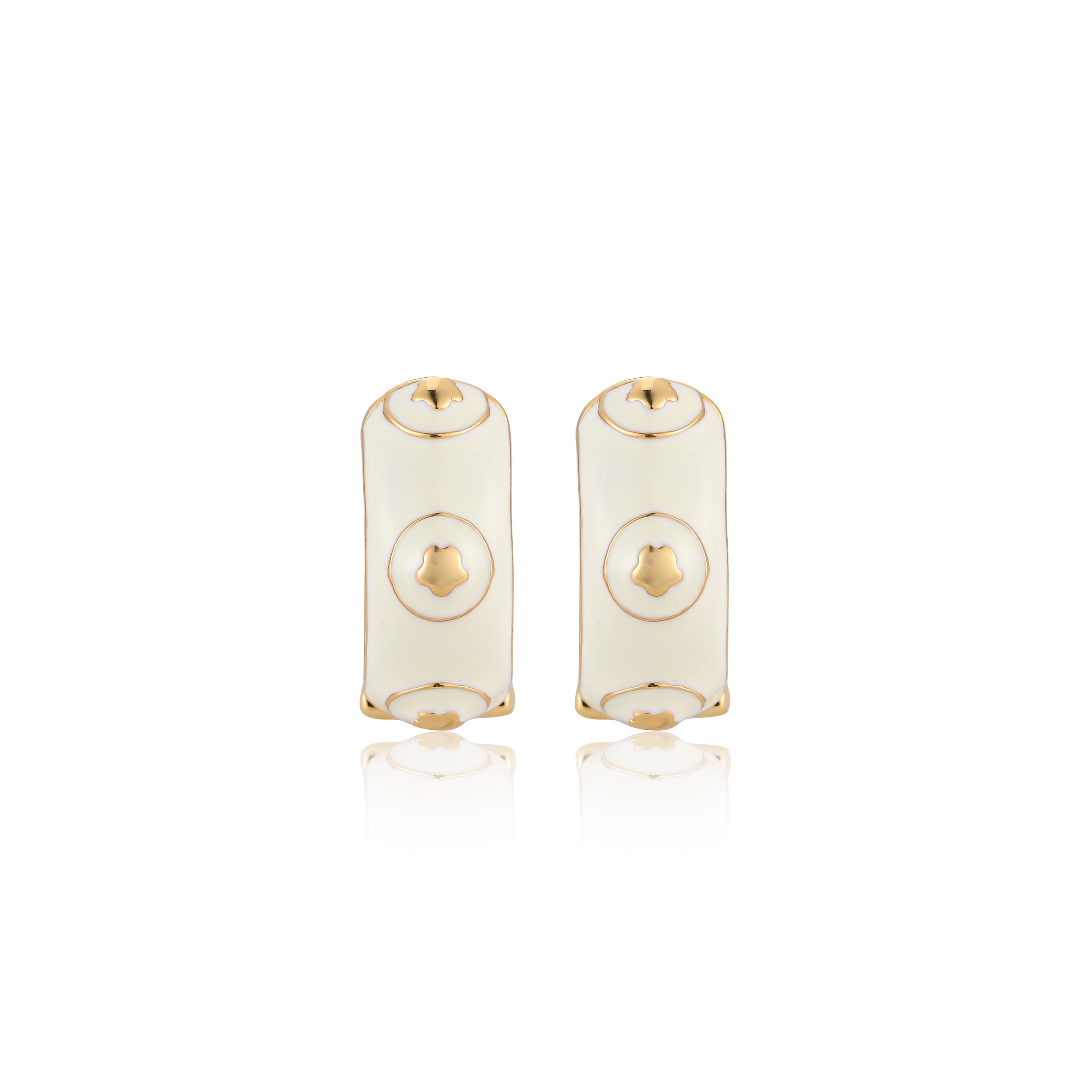 Ivory Bloomelle Hoops